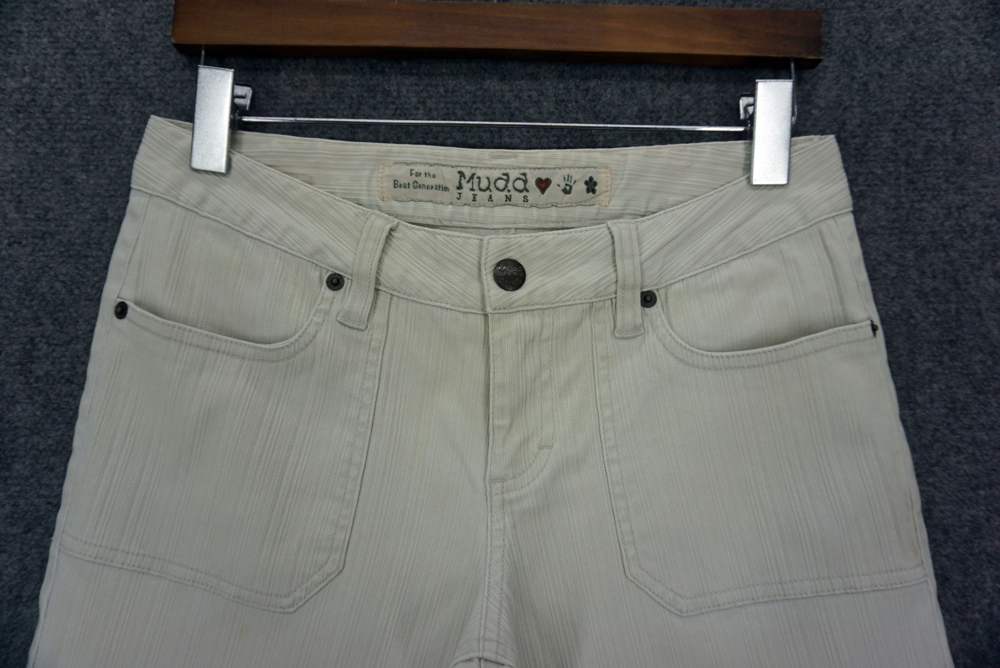 Designer Mudd Jeans Size W29xL32.5 Low-Rise Bootcut Flared Jeans Size 28" / US 6 / IT 42 - 3 Thumbnail