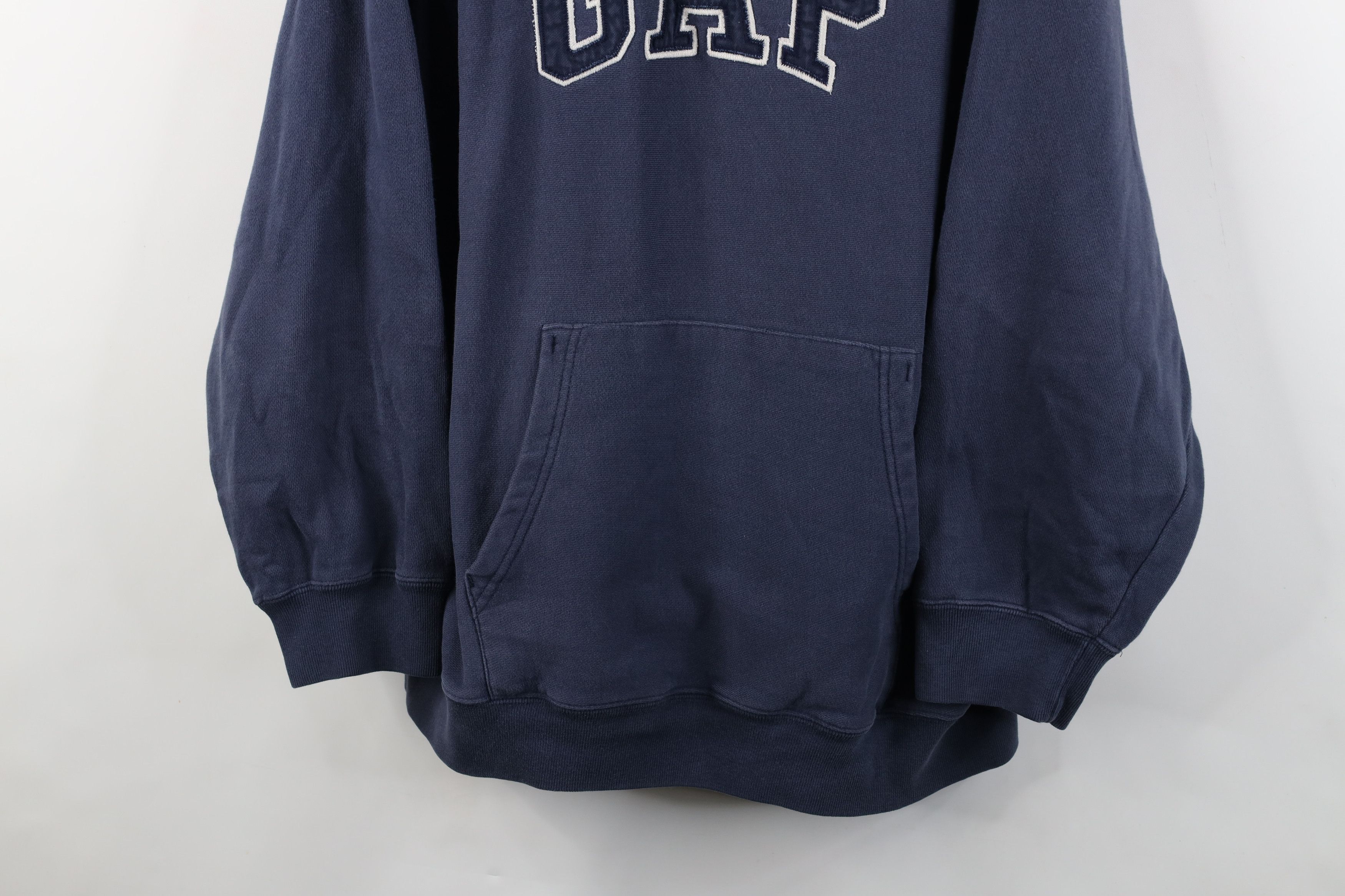 Gap Vintage Y2K Gap Heavyweight Reverse Weave Hoodie Sweatshirt Size US XL / EU 56 / 4 - 3 Thumbnail