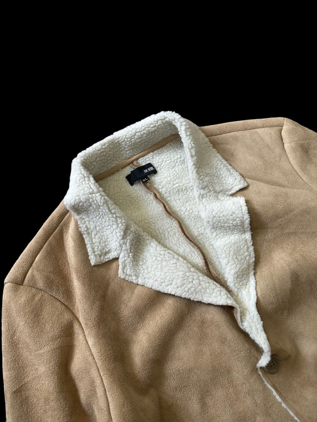 Japanese Brand Avant-garde Rubik moleskin Sherpa long coat Size US L / EU 52-54 / 3 - 8 Thumbnail