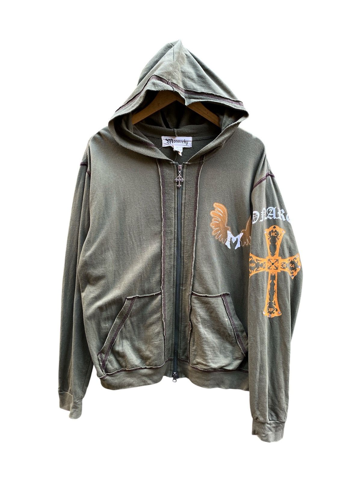 14th Addiction Japanese Monarchy Cross CH logo Poem Lgb kmrii hoodie Size US XL / EU 56 / 4 - 1 Thumbnail