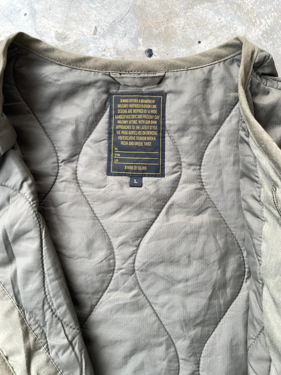 Beams Japan B:MING by BEAMS Padded Quilted Blouson Jacket Liner Size US L / EU 52-54 / 3 - 2 Thumbnail