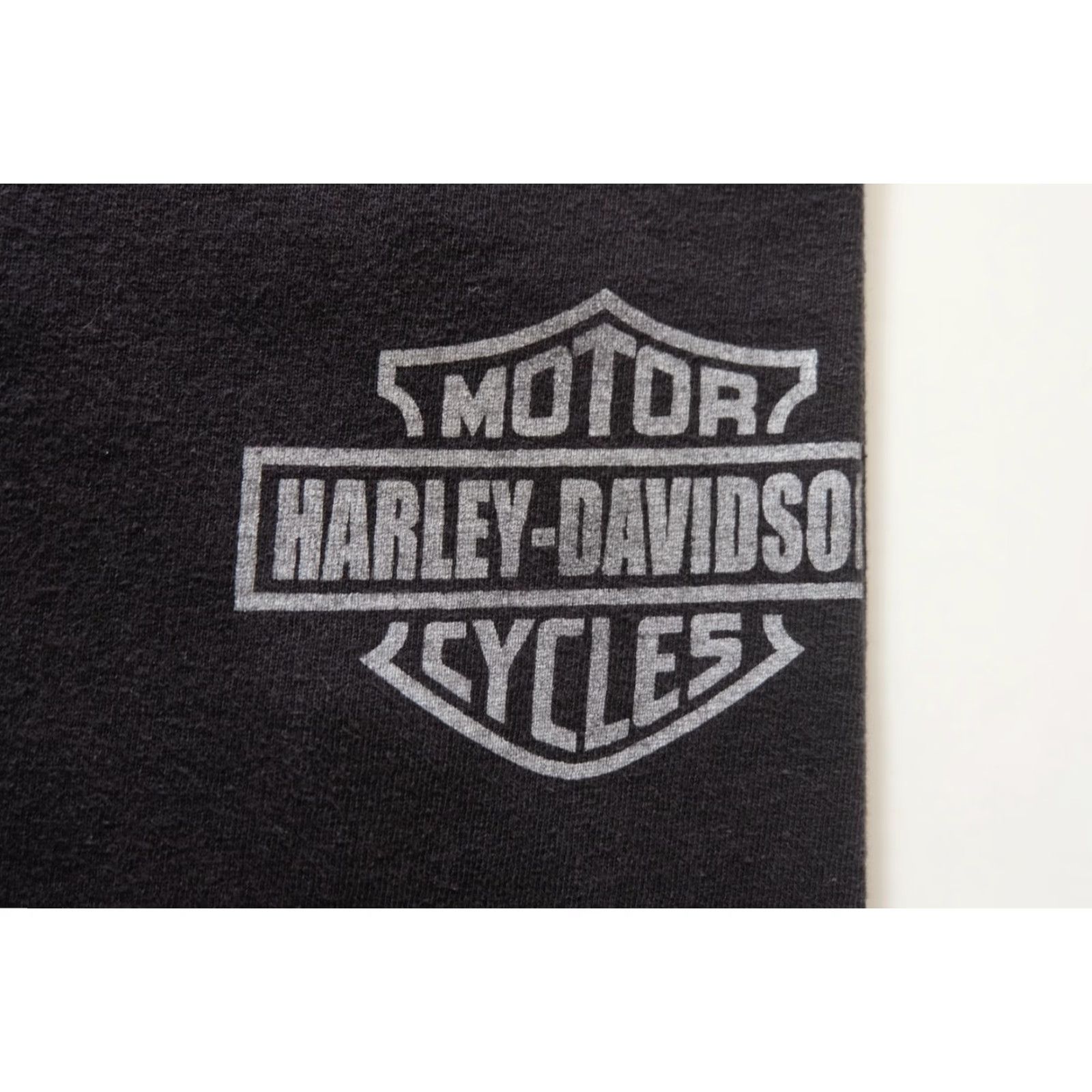 Harley Davidson VINTAGE Harley-Davidson H-D Motorcycle Y2K 90s Los Algodones Black T Shirt Men SZ L Size US L / EU 52-54 / 3 - 4 Thumbnail