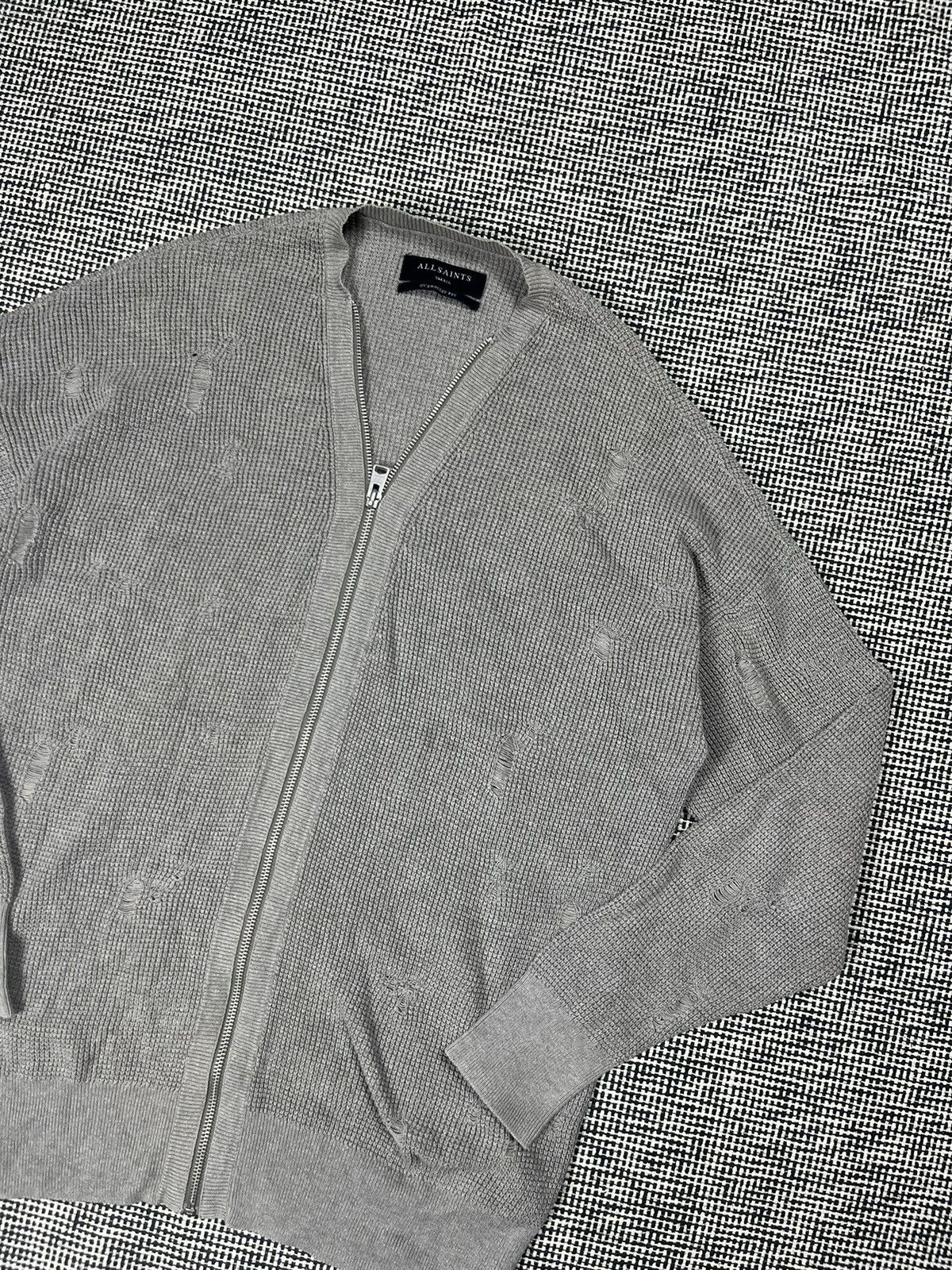 Allsaints Allsaints forram zip cardigan distressed oversized fit Size US S / EU 44-46 / 1 - 1 Thumbnail