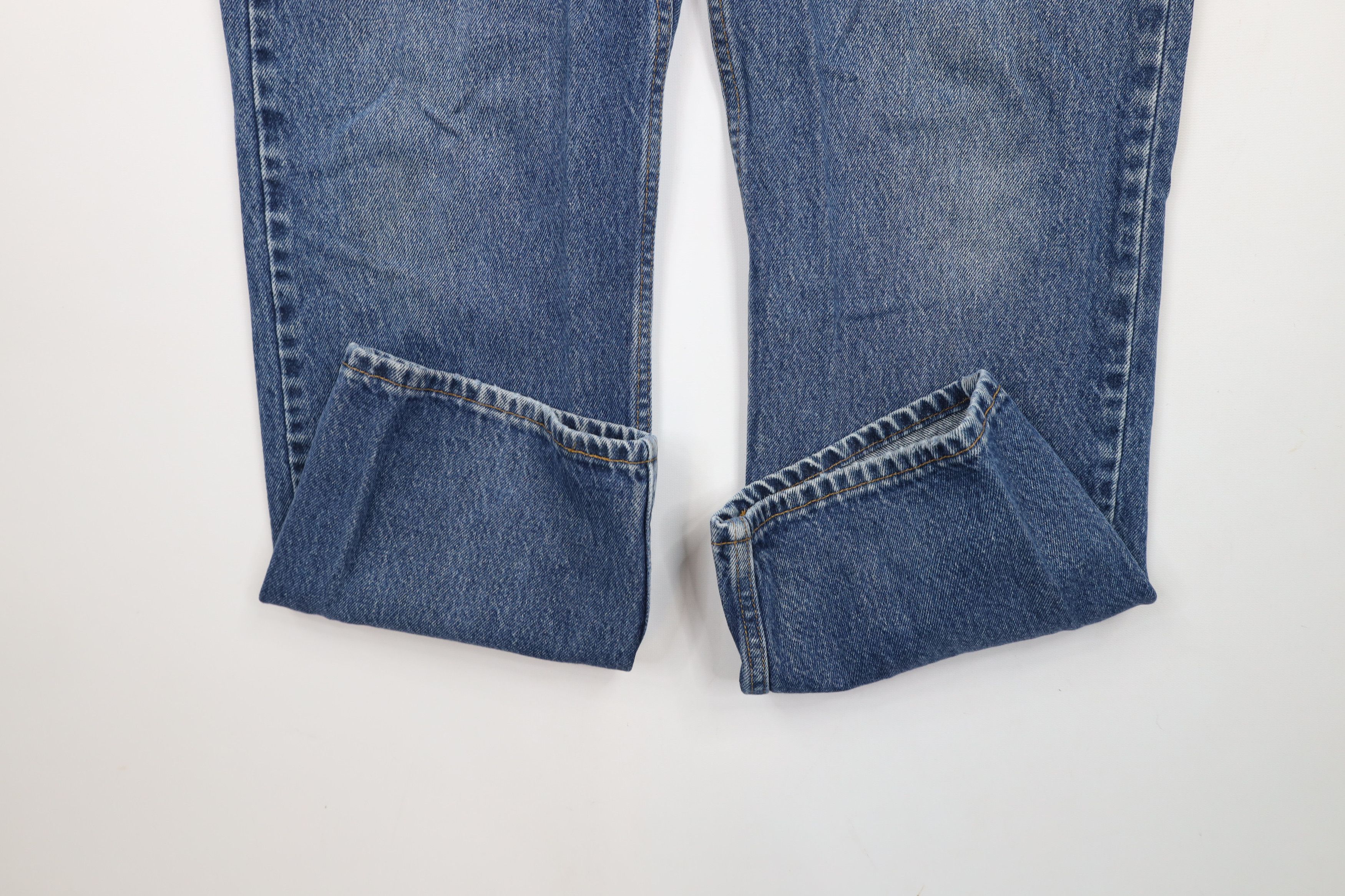 Levi's × Vintage Vintage 90s Levis 505 Regular Fit Denim Jeans Blue Cotton Size US 34 / EU 50 - 5 Thumbnail