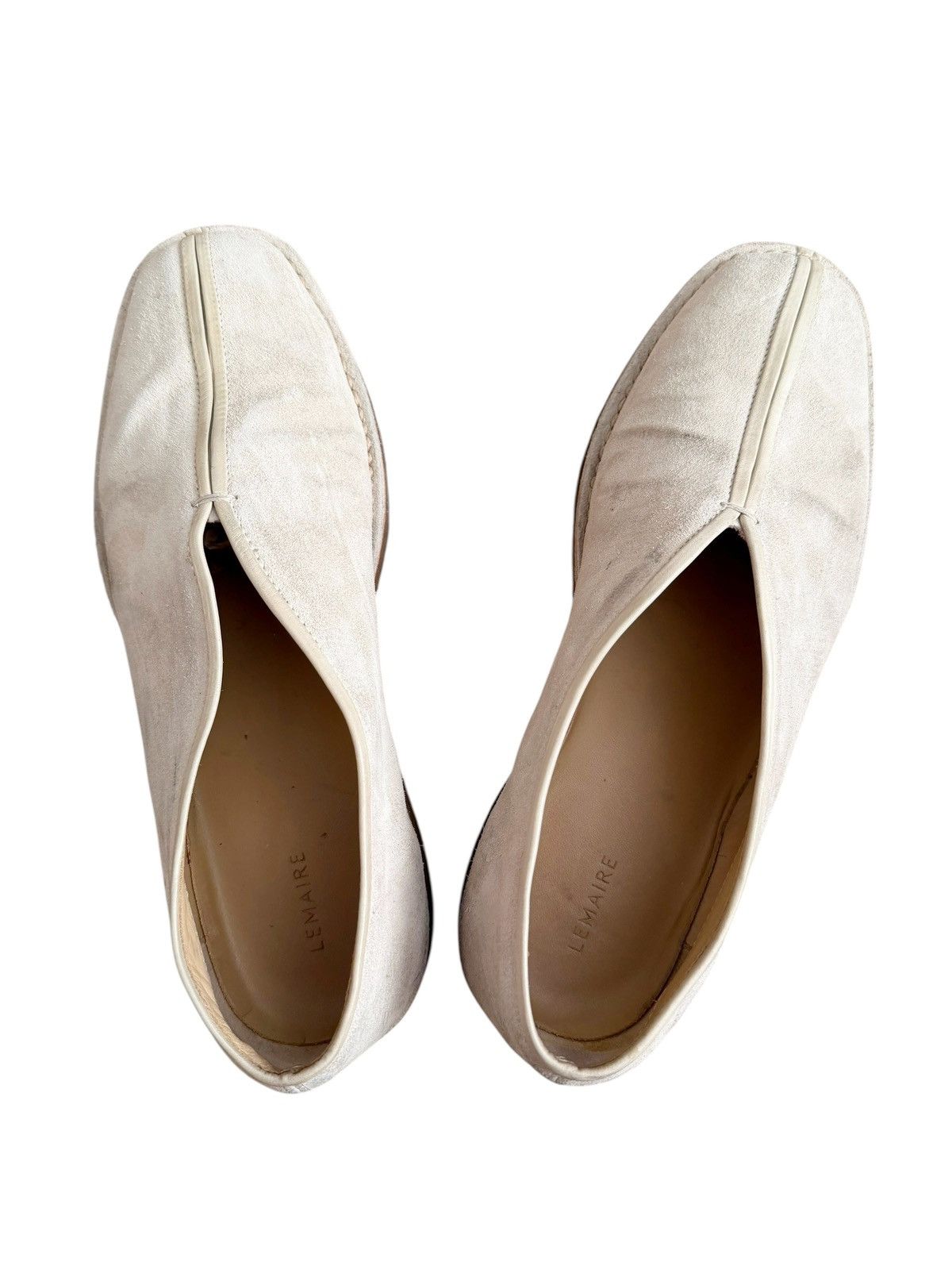 Lemaire Piped Leather Suede Crepe Flat Shoe Size US 10 / EU 43 - 5 Thumbnail