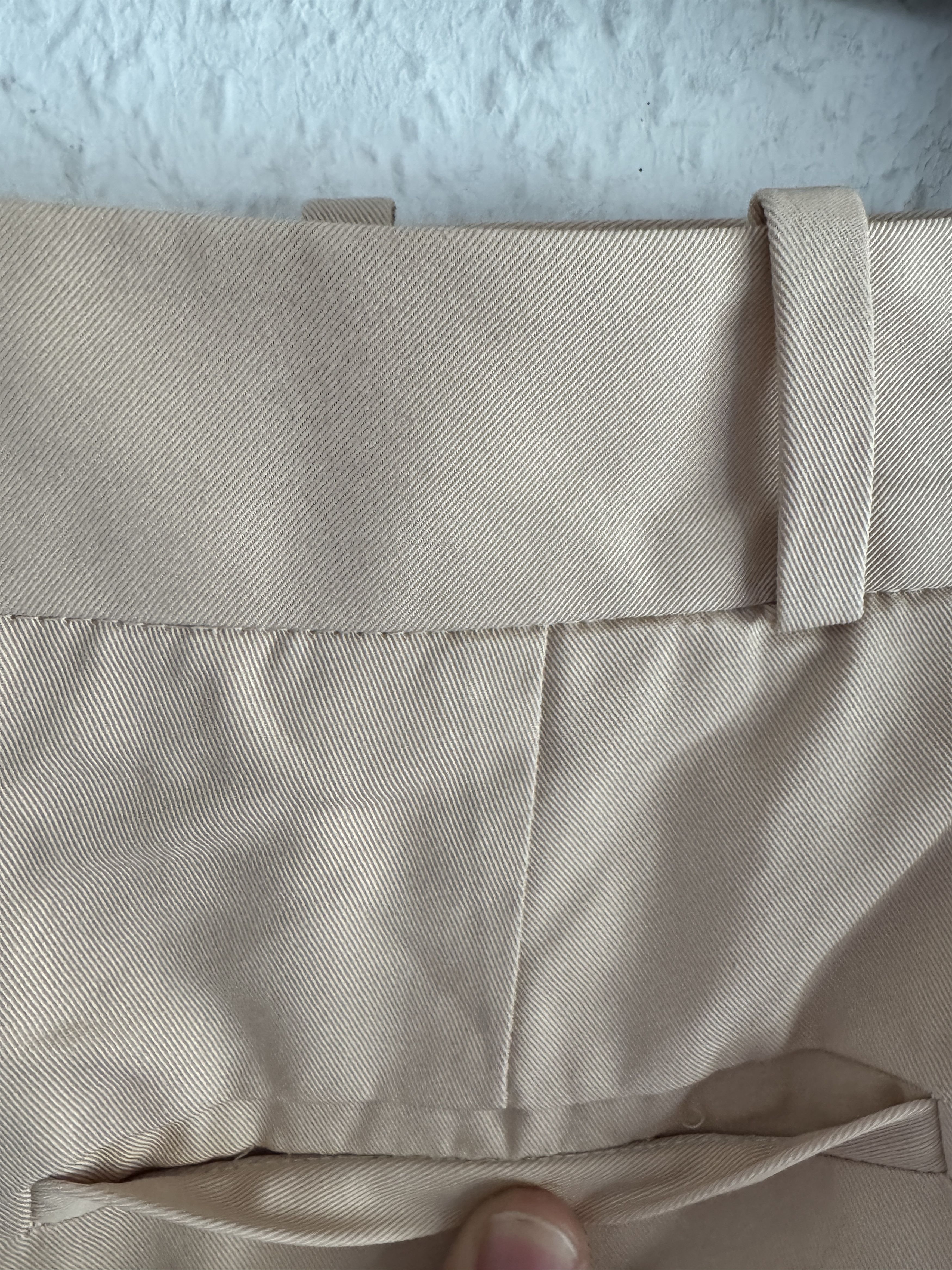 Chloe Beige Tailored Cotton Trousers Size 32" / US 10 / IT 46 - 7 Thumbnail
