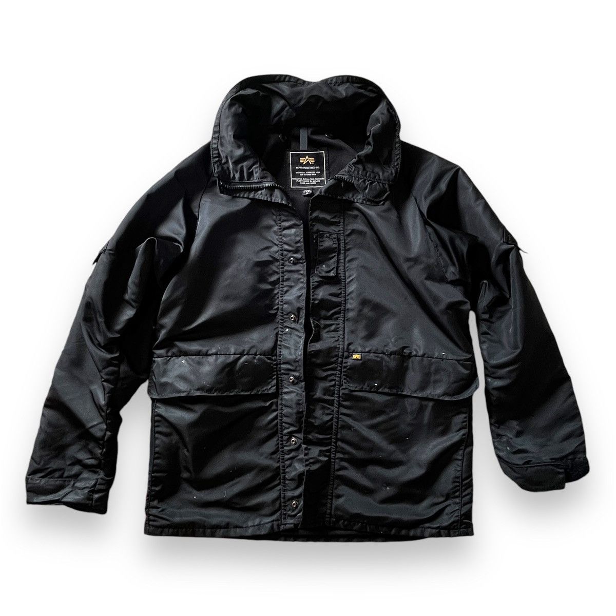 Alpha Industries × Avirex × Vintage Avirex Alpha Industries Nylon Bomber Jacket Buttons Only Size US M / EU 48-50 / 2 - 16 Thumbnail