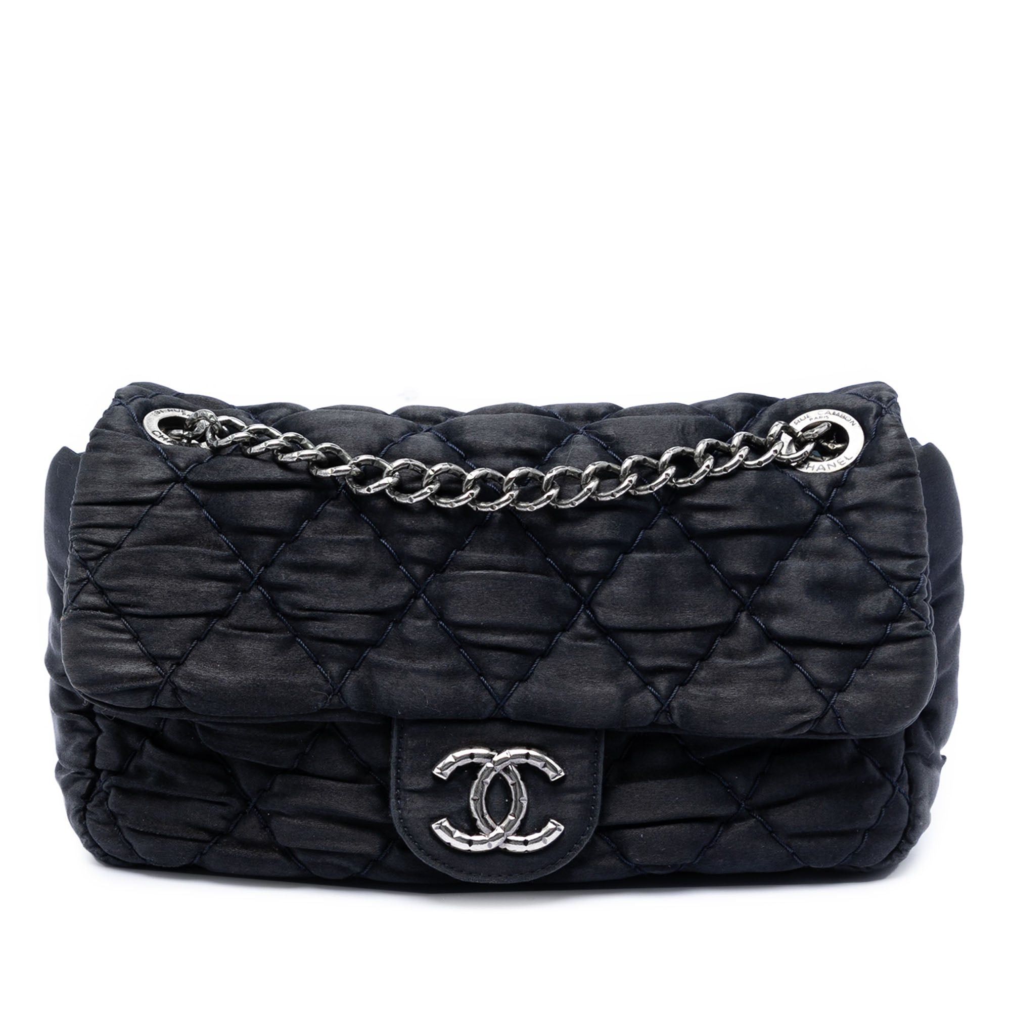 Chanel Medium CC Quilted Satin Single Flap Size ONE SIZE - 1 Thumbnail