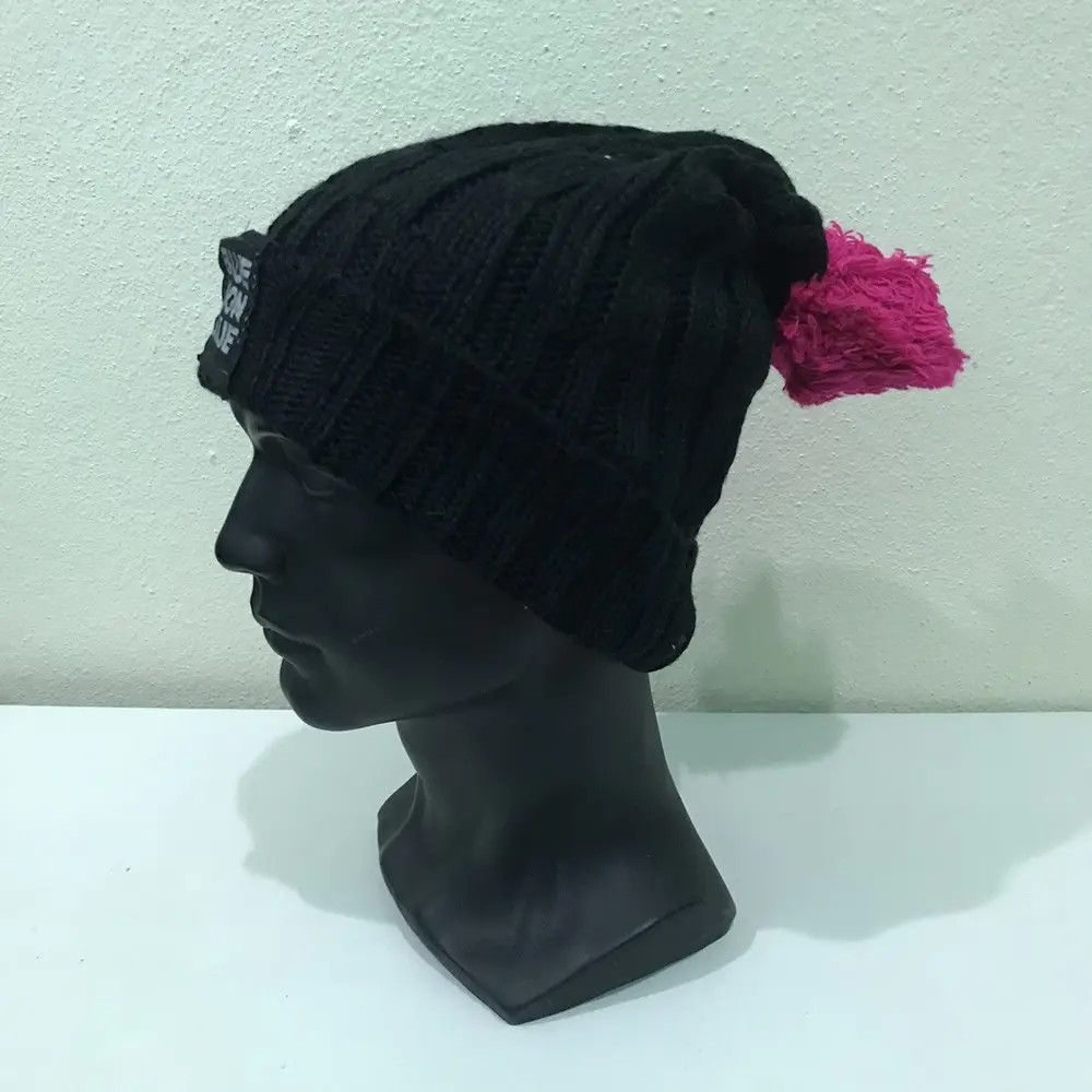Japanese Brand Japanese Brand Blue Moon Blue Bobble Beanie Hat Size ONE SIZE - 2 Thumbnail