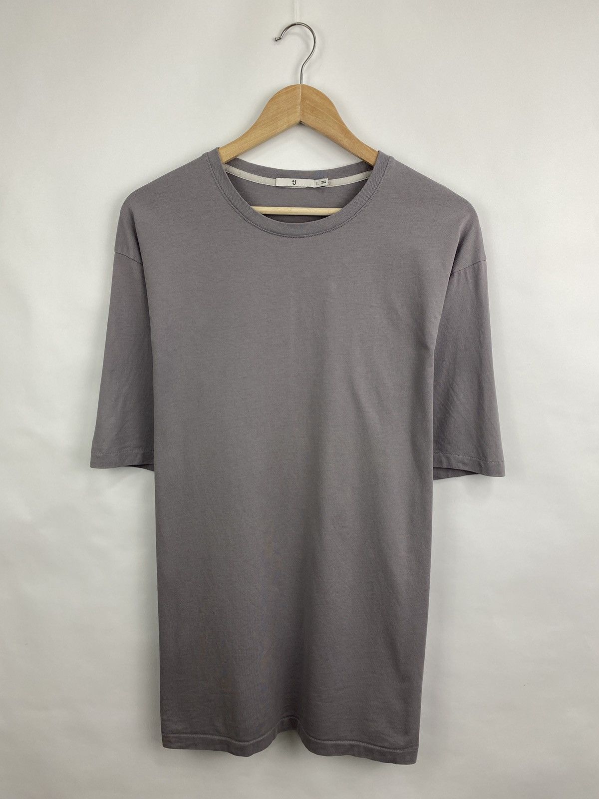 Jil Sander × Uniqlo Jil Sander Uniqlo +J Basic Grey T-Shirt Rare Retro Hype Y2K Size US L / EU 52-54 / 3 - 3 Thumbnail