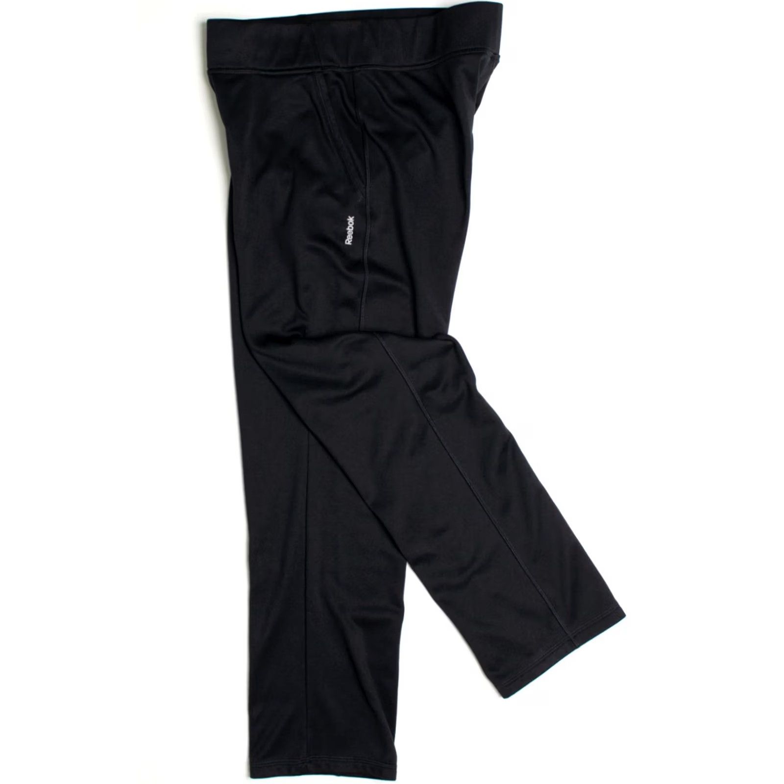 Reebok VINTAGE Reebok Track Pants XL Black Athletic Running Joggers Jeans? Size US 36 / EU 52 - 2 Thumbnail