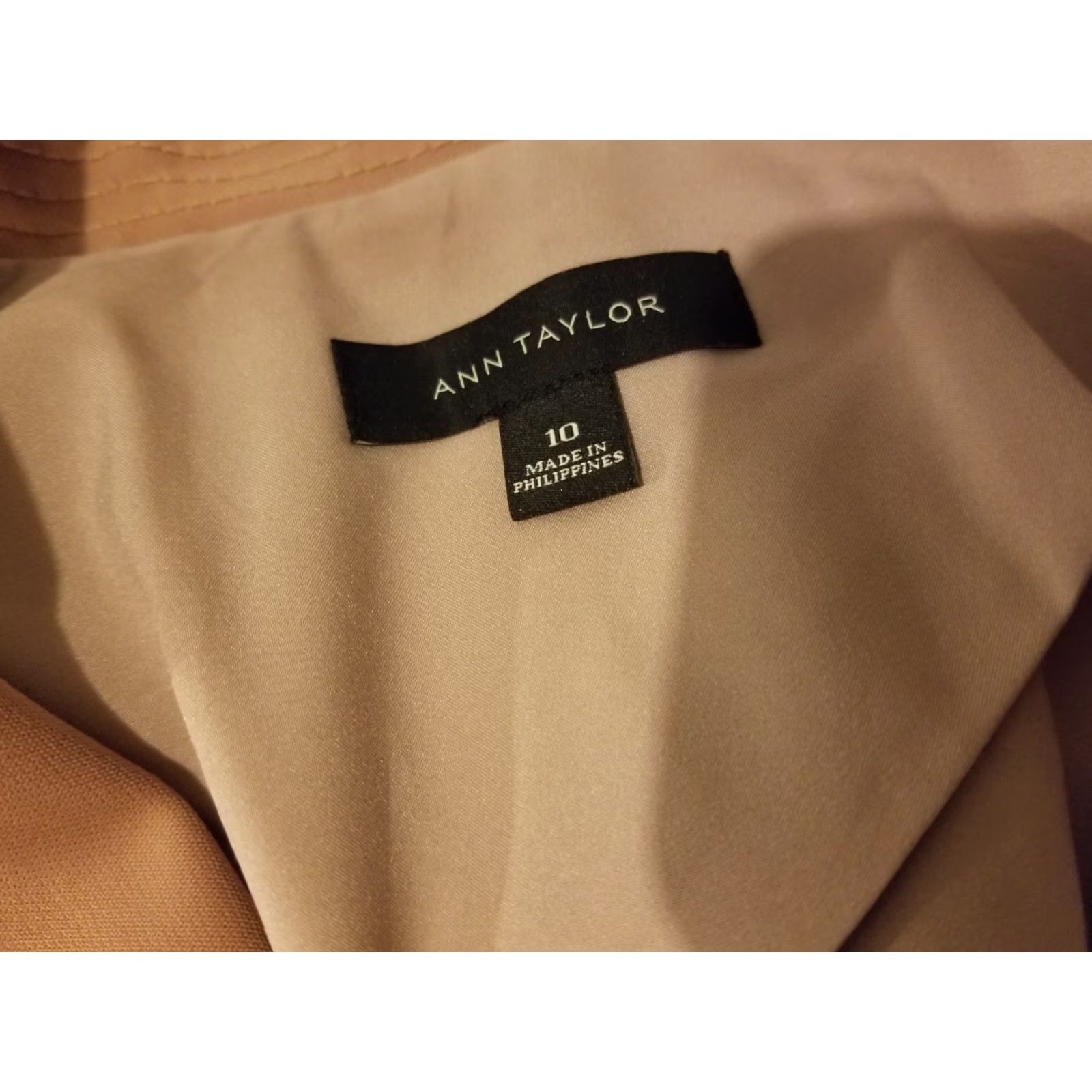 Ann Taylor VINTAGE Womens Ann Taylor Jacket 10 Pink Women Jacket 10 Pink Basic Jacket Mens? (No) Size L / US 10 / IT 46 - 4 Thumbnail