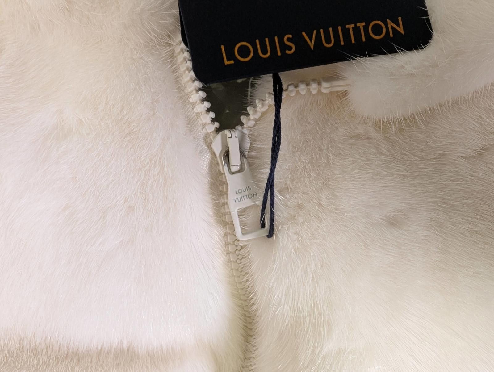 Louis Vuitton Louis Vuitton Mink Hoodie in White Size US XL / EU 56 / 4 - 5 Thumbnail