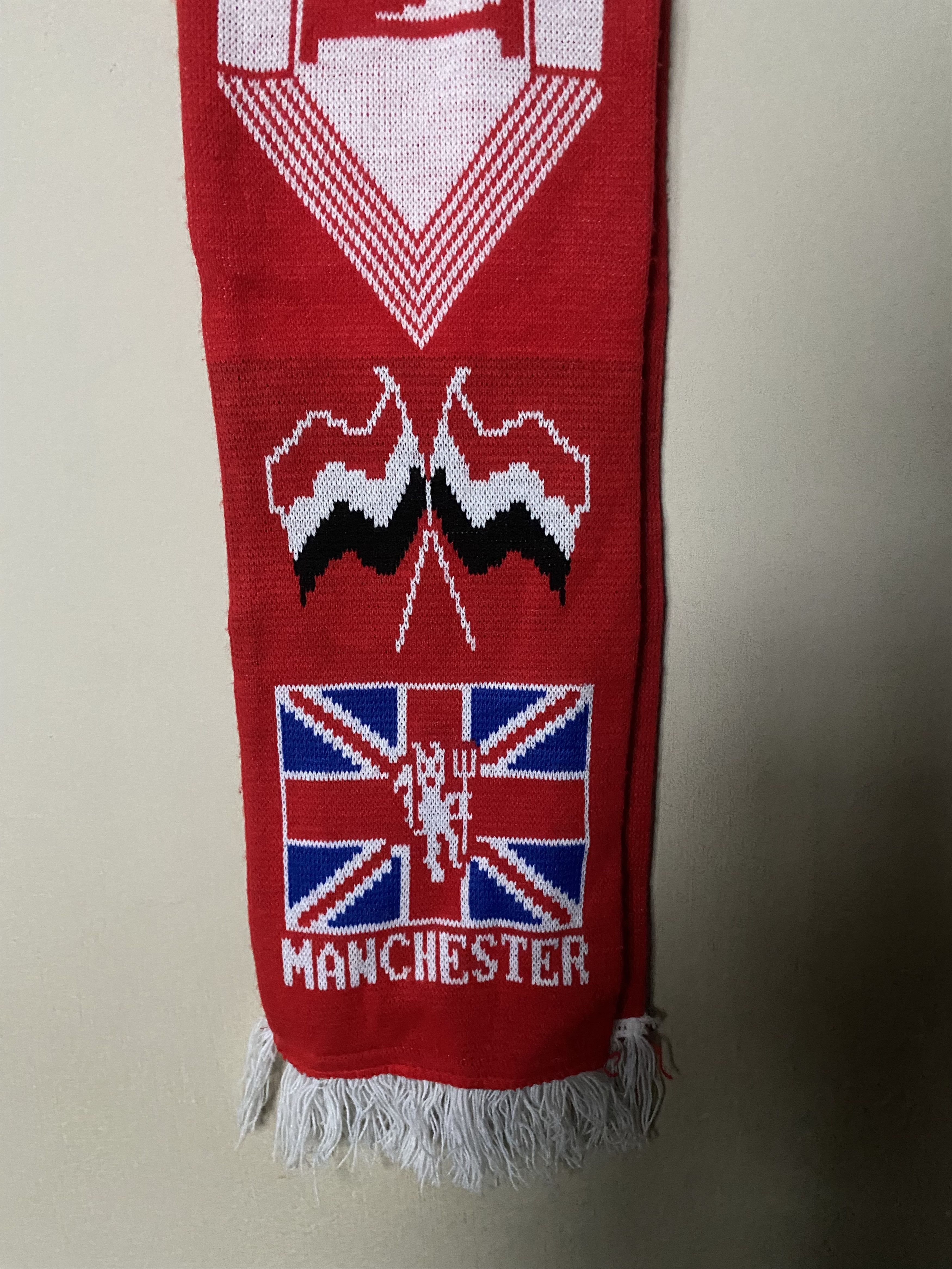 Other Vintage - football scarf MANCHESTER UNITED - UNIQUE Size ONE SIZE - 2 Thumbnail