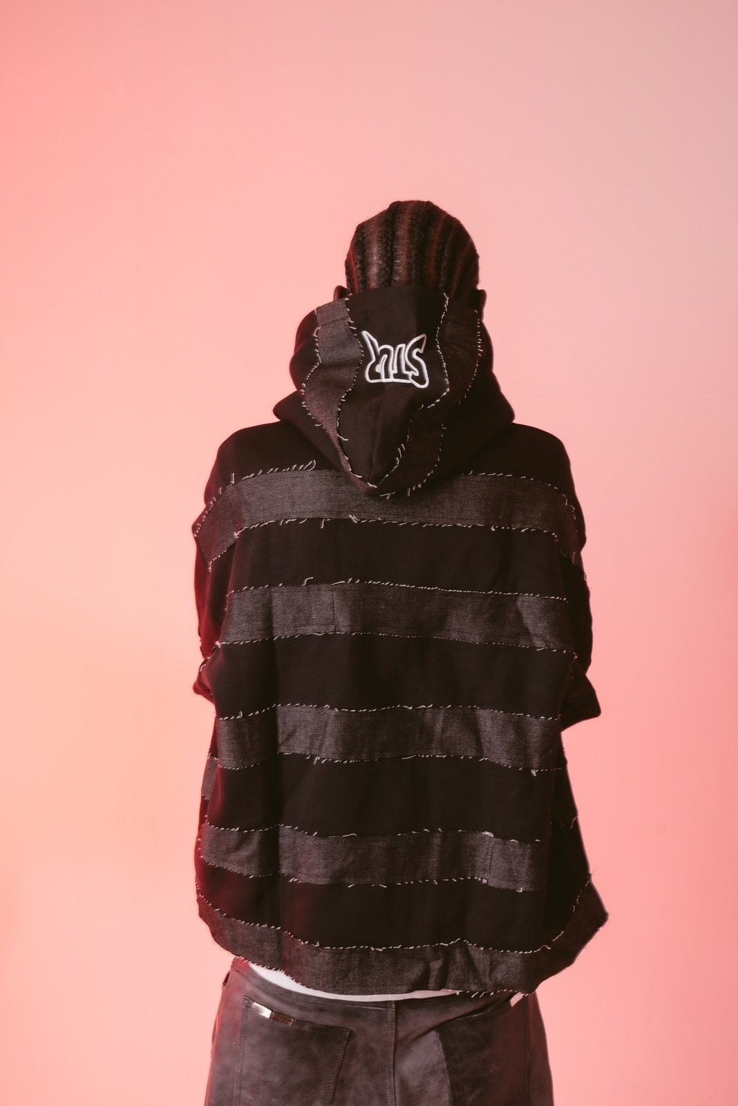 Vale Denim Distressed Hoodie Size US XS / EU 42 / 0 - 3 Thumbnail