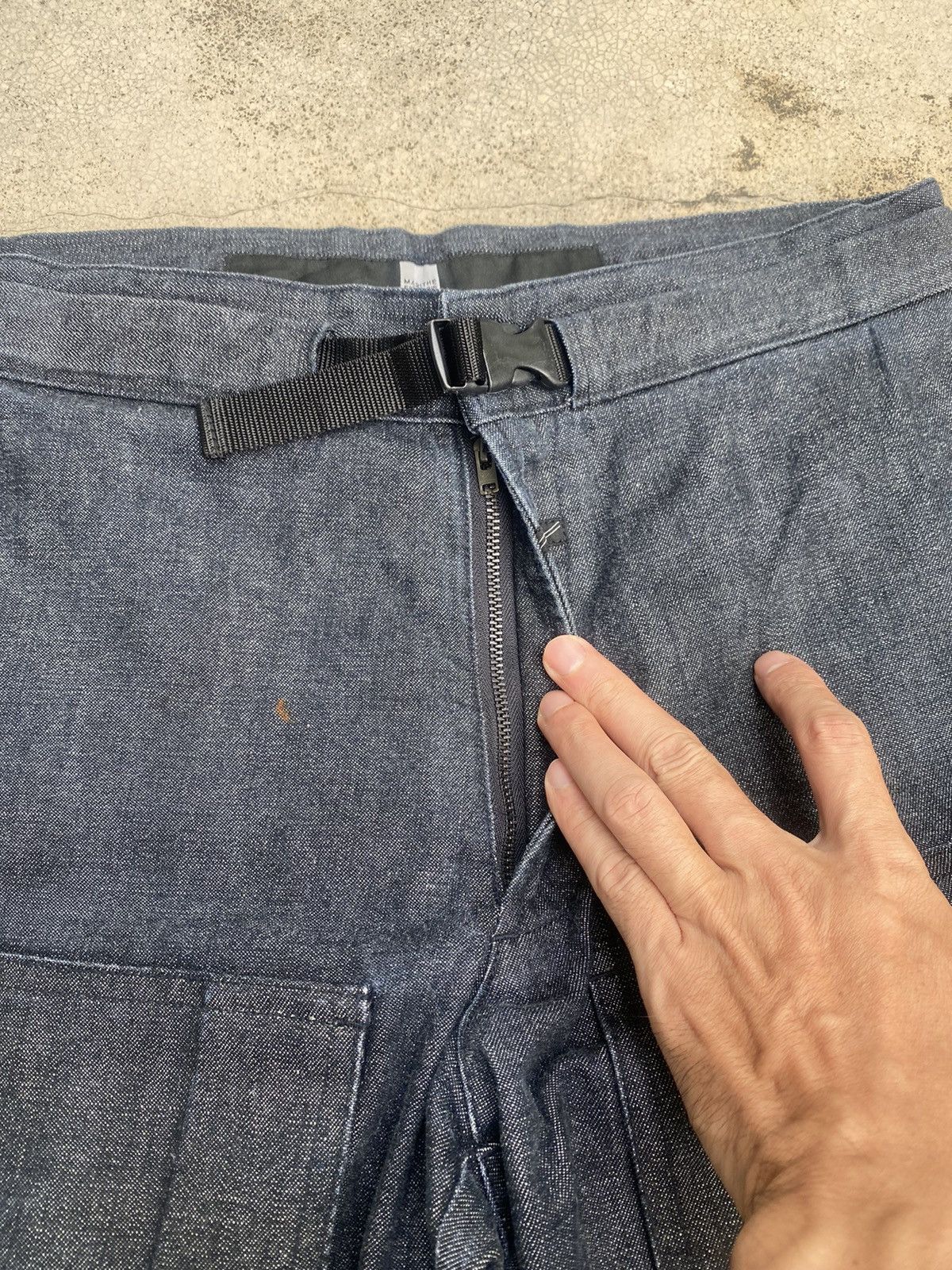 Designer × Marithe + Francois Girbaud Marithe Francois Girbaud Big Pockey Zipper Punk Jeans Size US 30 / EU 46 - 6 Thumbnail