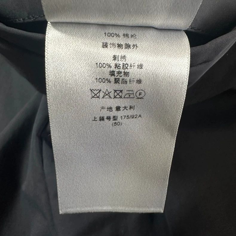 Dior Dior Embroidered solid colour zipper stand-up collar long- Size US M / EU 48-50 / 2 - 8 Thumbnail