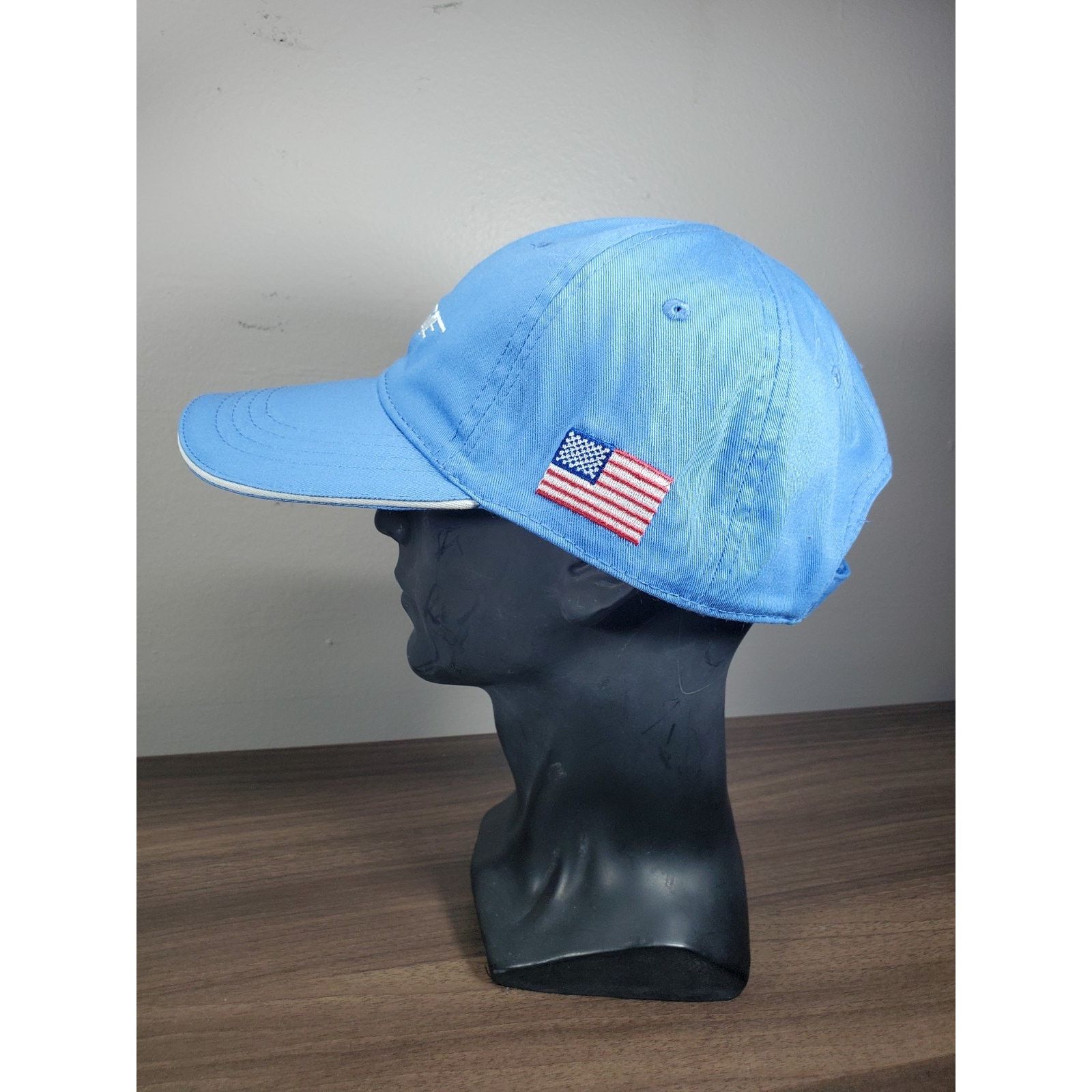 Sony Bose Light Blue White Hat Cap Sky Powder Carolina USA Flag Size ONE SIZE - 5 Thumbnail