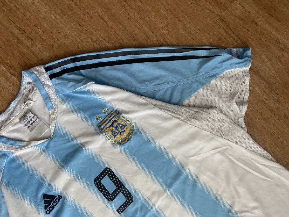 Adidas Adidas Argentina National Team Batistuta #9 Jersey Size US XL / EU 56 / 4 - 4 Thumbnail