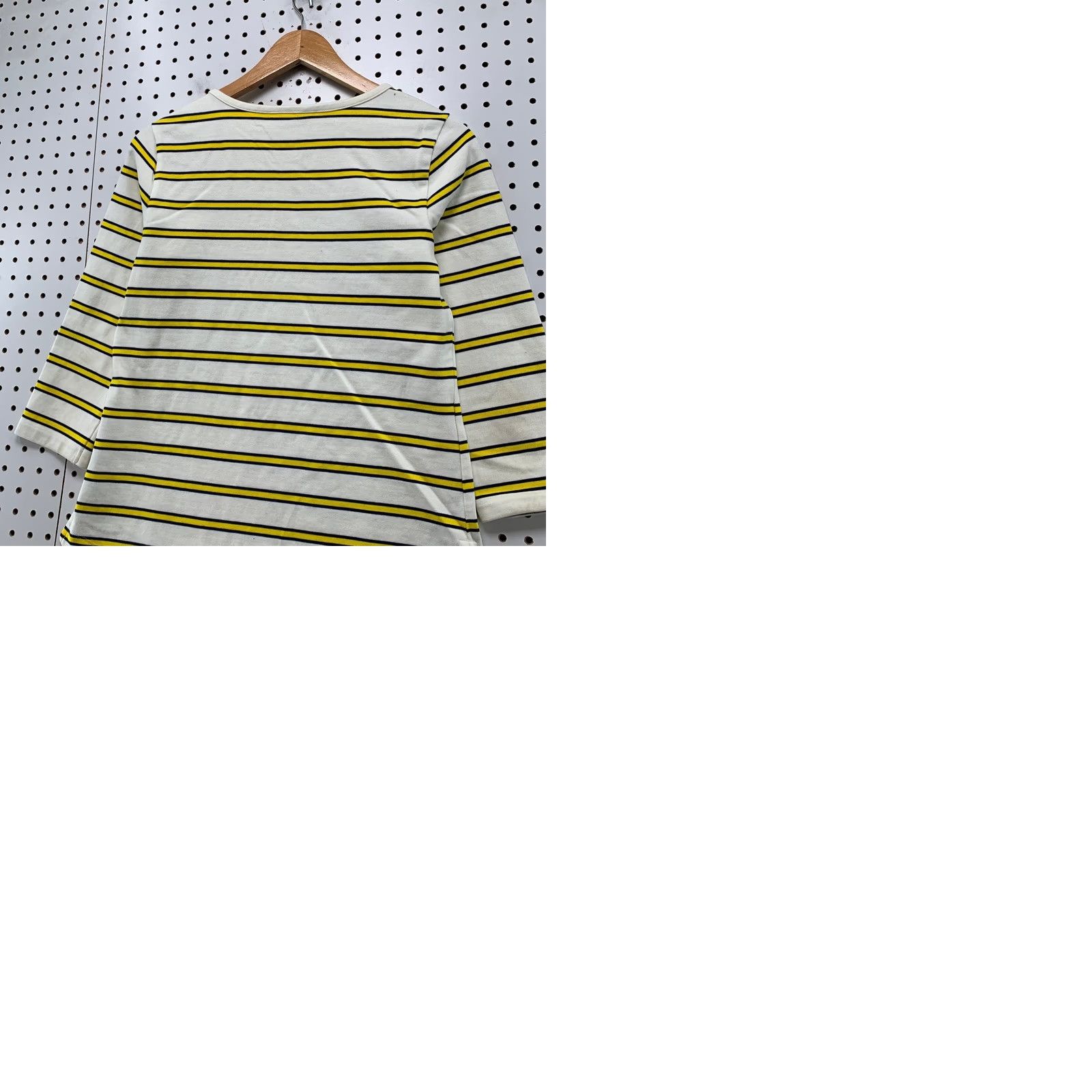 Brooks Brothers Brooks Brothers Fleece Top Womens Small White Striped 3/4 Sleeve Nautical Shirt SS Mens Women Girls Size S / US 4 / IT 40 - 10 Thumbnail