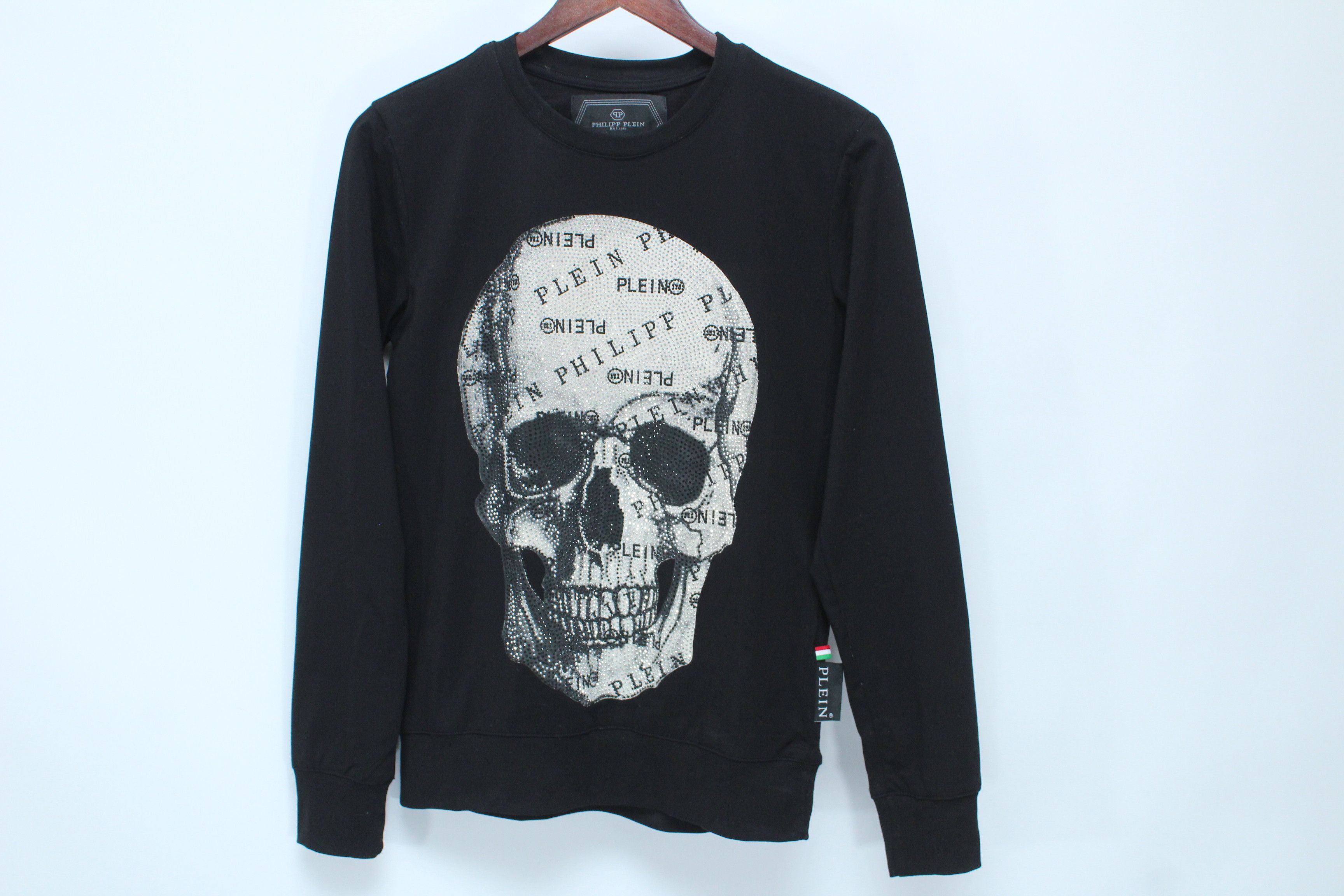 Philipp Plein Philipp Plein Sweater Long Sleeve T-Shirt Skull Logo Hype Size US M / EU 48-50 / 2 - 3 Thumbnail