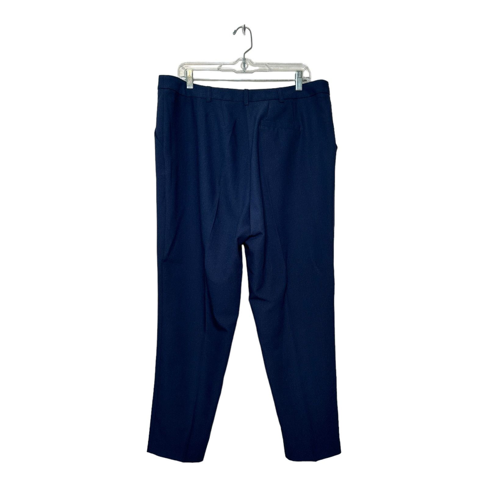 Asos Asos navy blue flat front pants size 14 Size 36" / US 14 / IT 50 - 9 Thumbnail