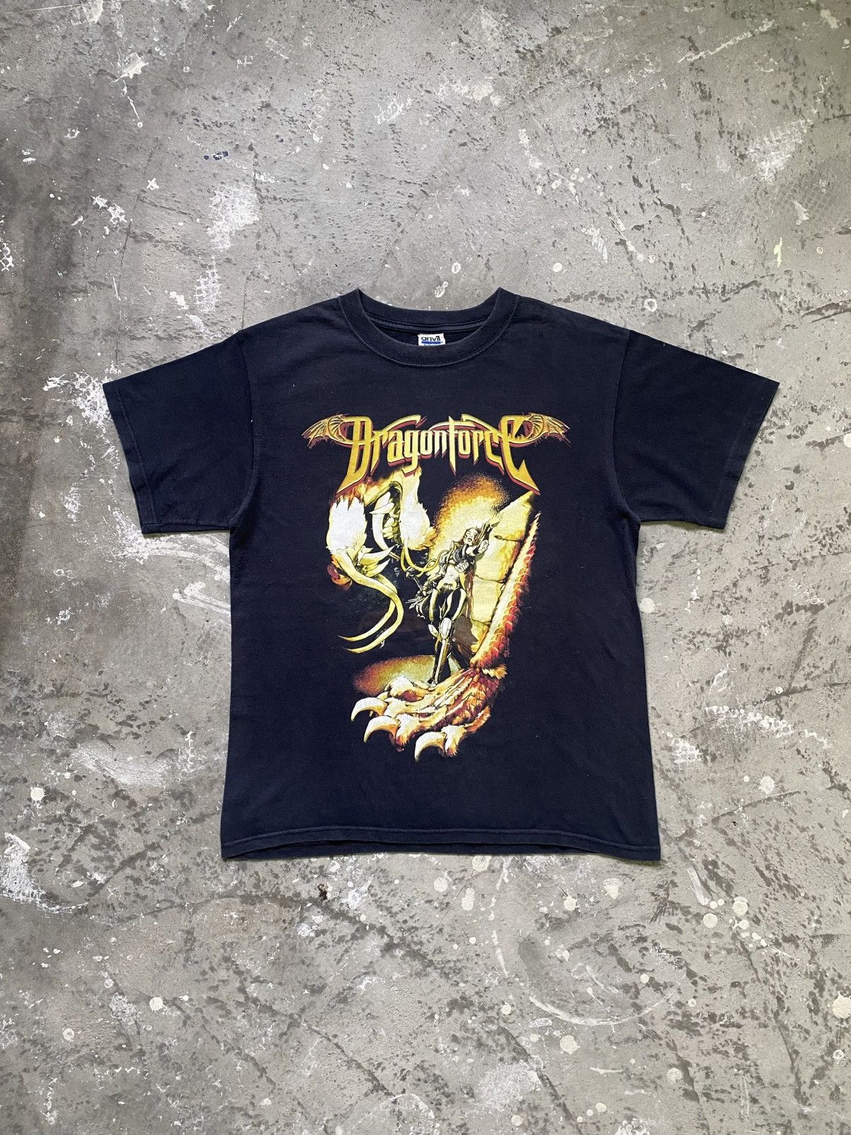 Band Tees Vintage Y2K Dragon Force Metal Band T Shirt Size US M / EU 48-50 / 2 - 1 Thumbnail