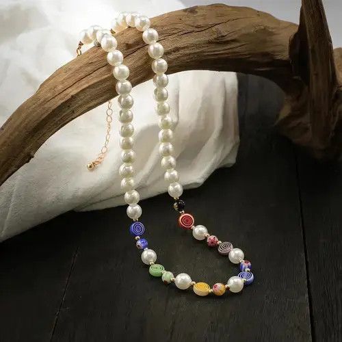 Other Colourful beaded neck chain Size ONE SIZE - 3 Thumbnail