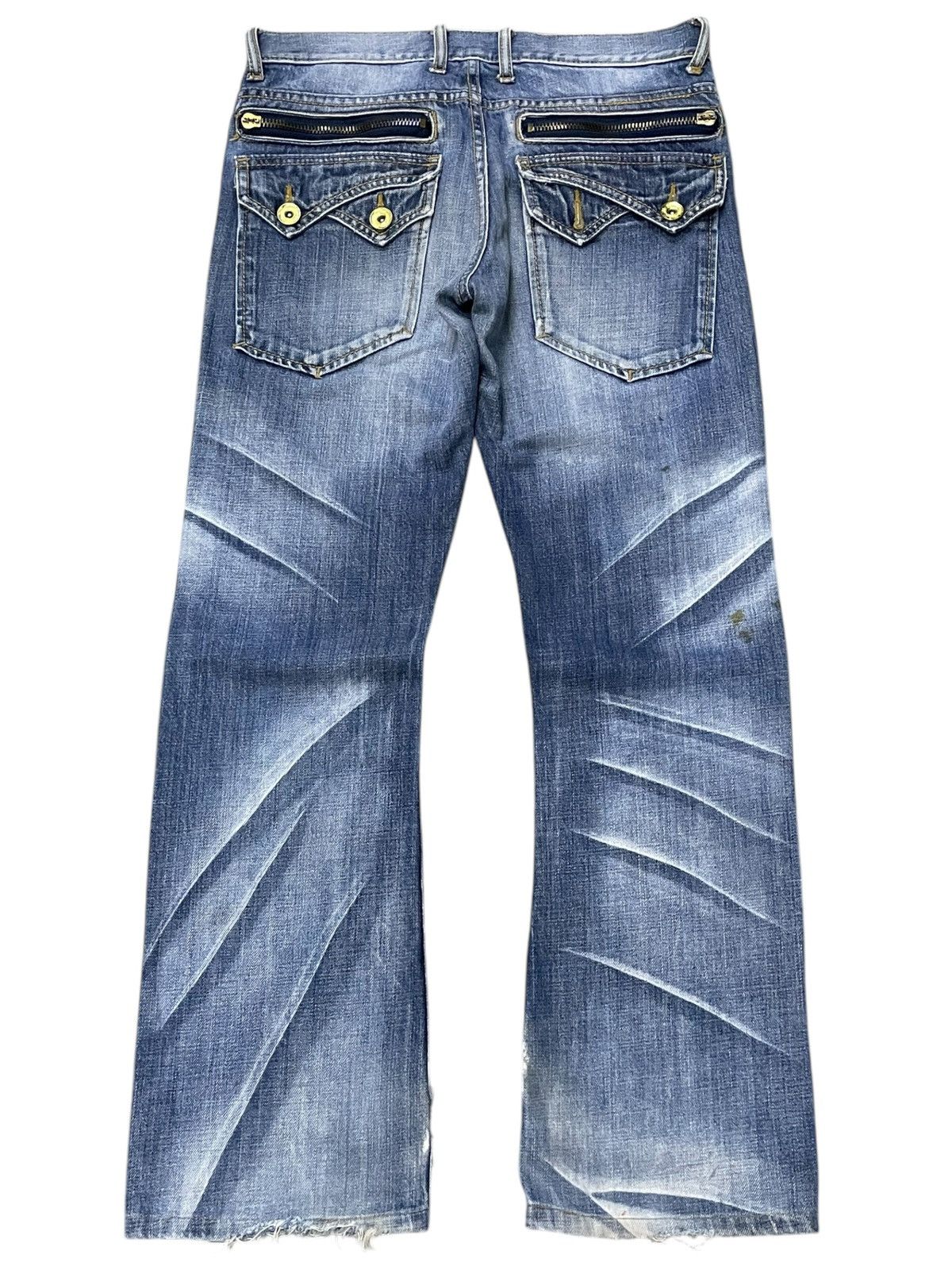 Hysteric Glamour × semanticdesign Apestein Japan Claw Marks Whiskers Jeans Size US 30 / EU 46 - 2 Thumbnail