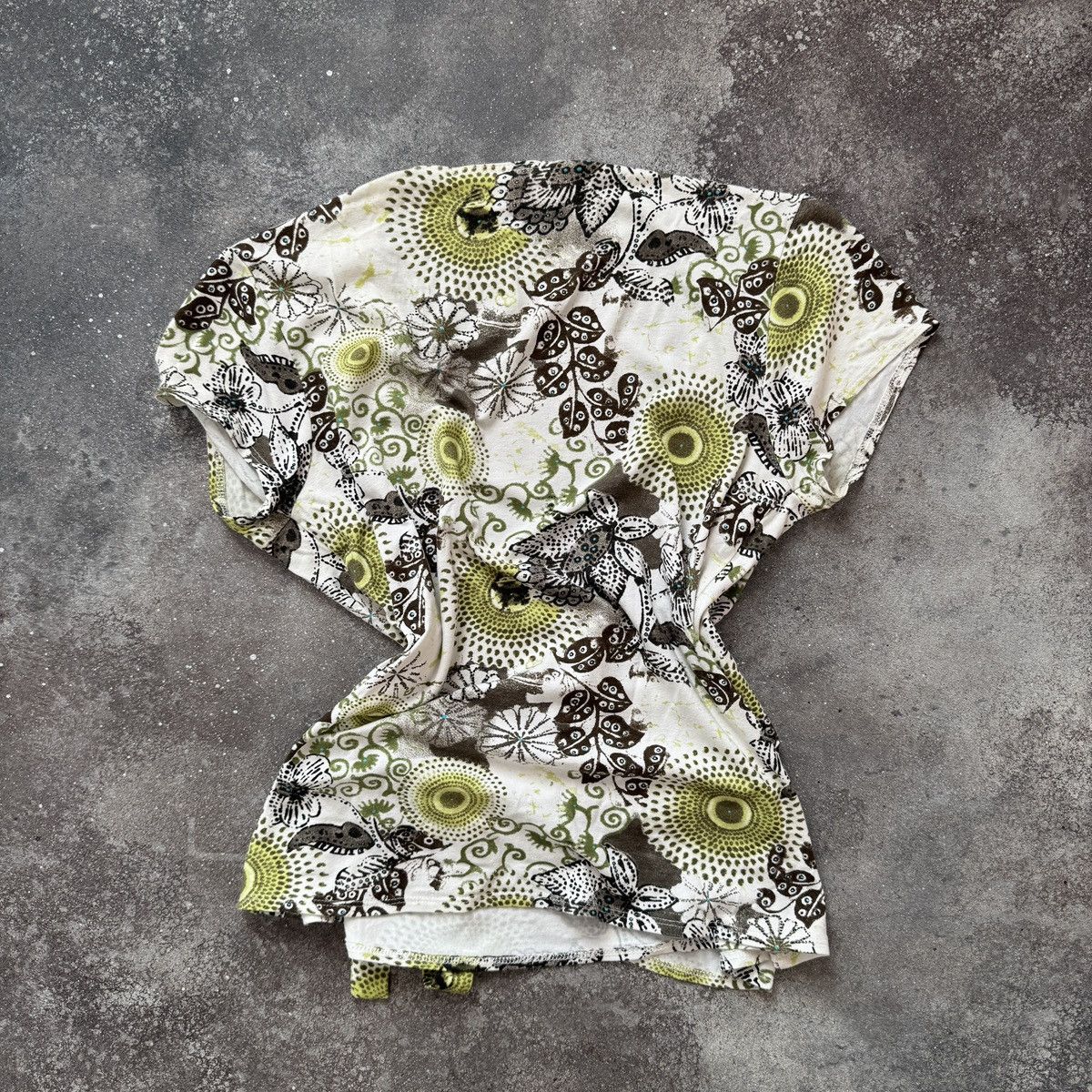 Hysteric Glamour 2000’s Aesthetic Vintage Y2K Boho Floral Print Blouse Size L / US 10 / IT 46 - 7 Thumbnail