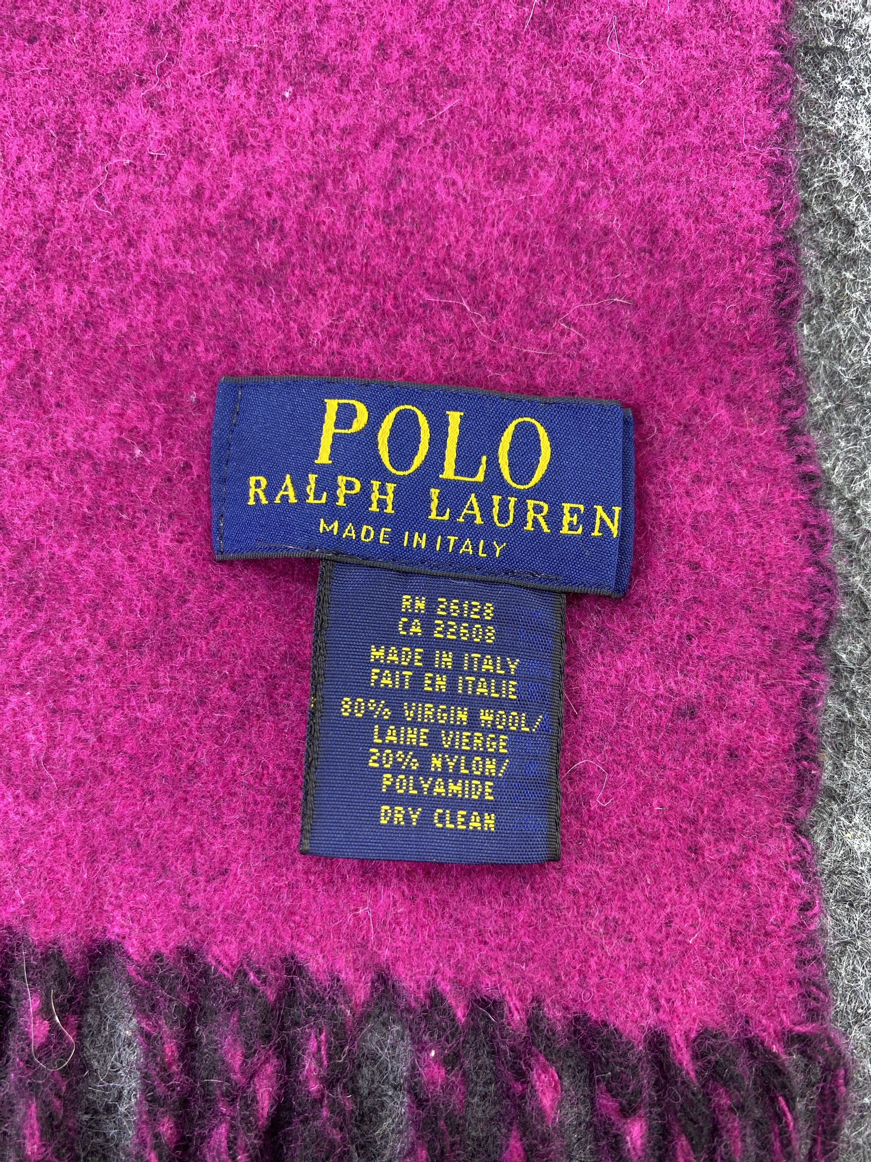 Polo Ralph Lauren × Vintage Polo Ralph Lauren Scarf / Muffler / Neckwear -T1040 Size ONE SIZE - 5 Thumbnail