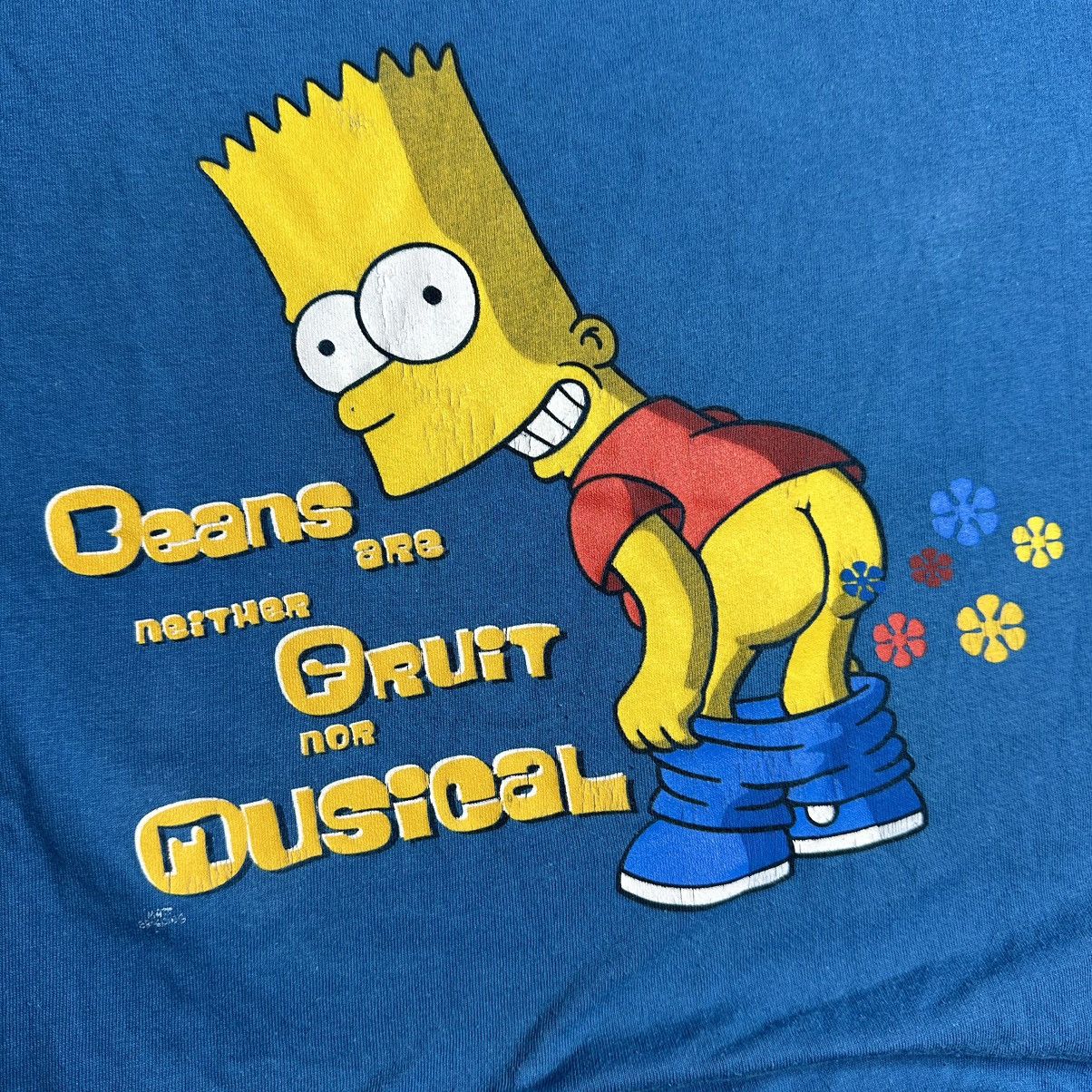 Cartoon Network The Simpsons 2001 Bart Vintage StreetWear Movie FoxKids 90s Size US XL / EU 56 / 4 - 2 Thumbnail