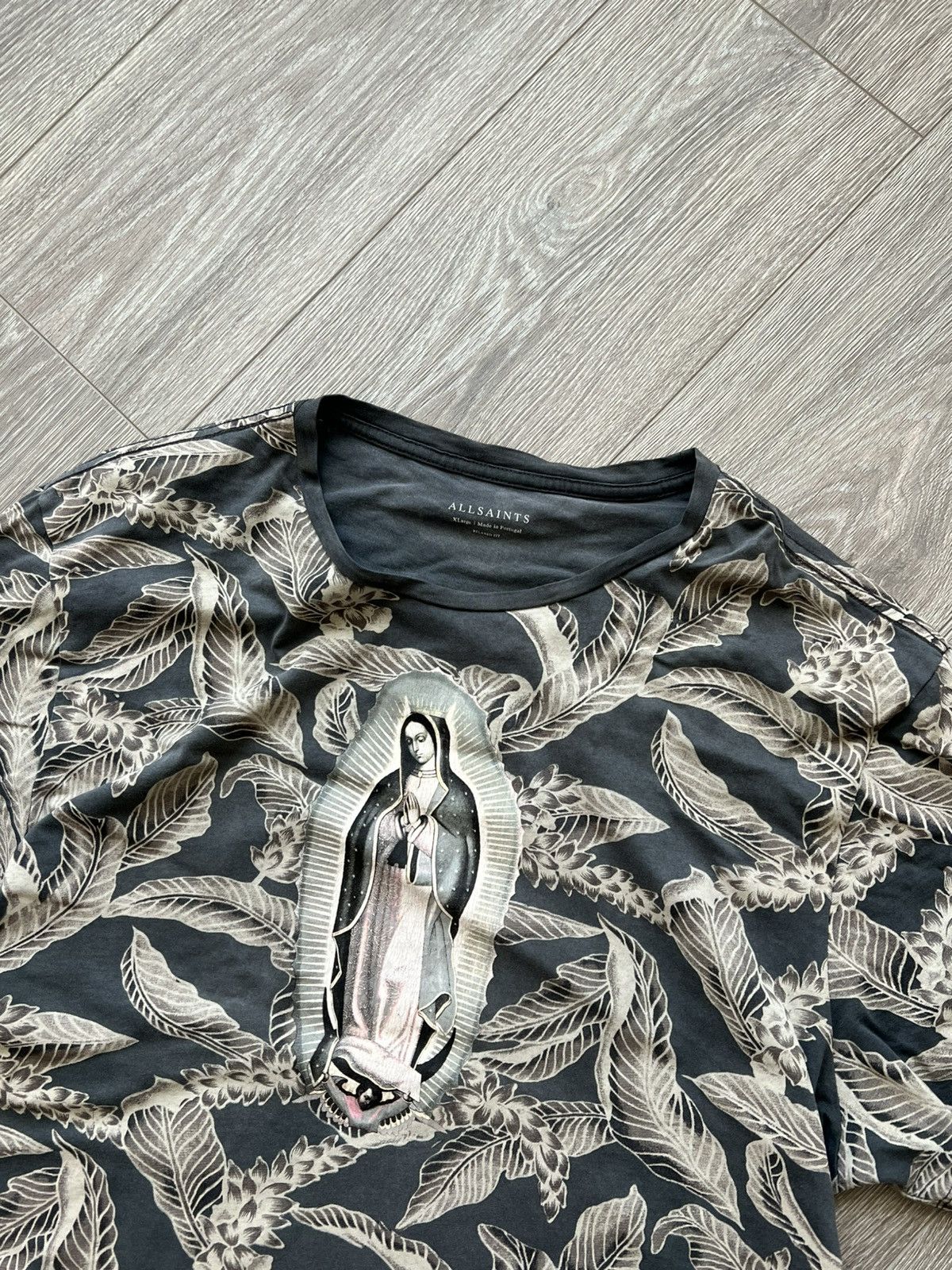 Allsaints × Vintage Vintage Allsaints Religion Tee T-Shirt Size US XL / EU 56 / 4 - 6 Thumbnail