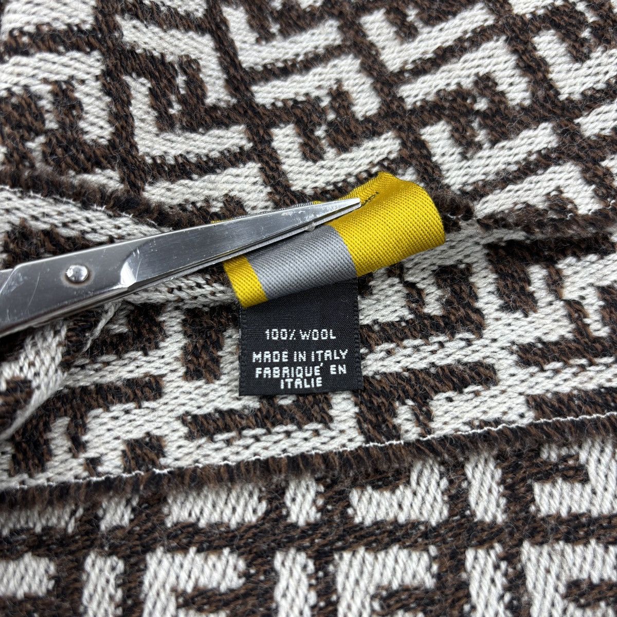Fendi × Vintage Fendi Scarf # D730 # Muffler # Neckwear Size ONE SIZE - 2 Thumbnail