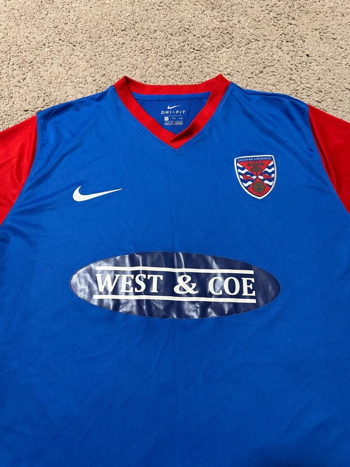Nike Nike Dagenham & Redbridge 2022/23 Away Football Shirt Jersey Size US XL / EU 56 / 4 - 3 Thumbnail