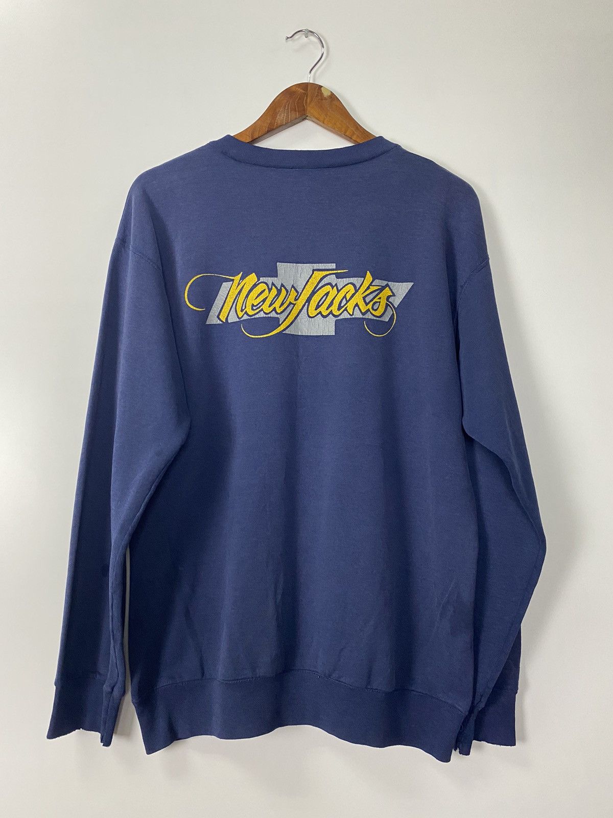 Vintage Vintage 90s Newfucks Sweatshirt Size US L / EU 52-54 / 3 - 11 Thumbnail