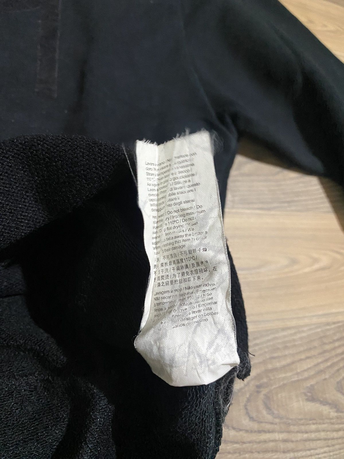 Alessandro Dell'acqua × N21 ALESSANDRO DELL’ACQUA N21 SWEATSHIRT BLACK ON BLACK UNISEX Size US L / EU 52-54 / 3 - 7 Thumbnail