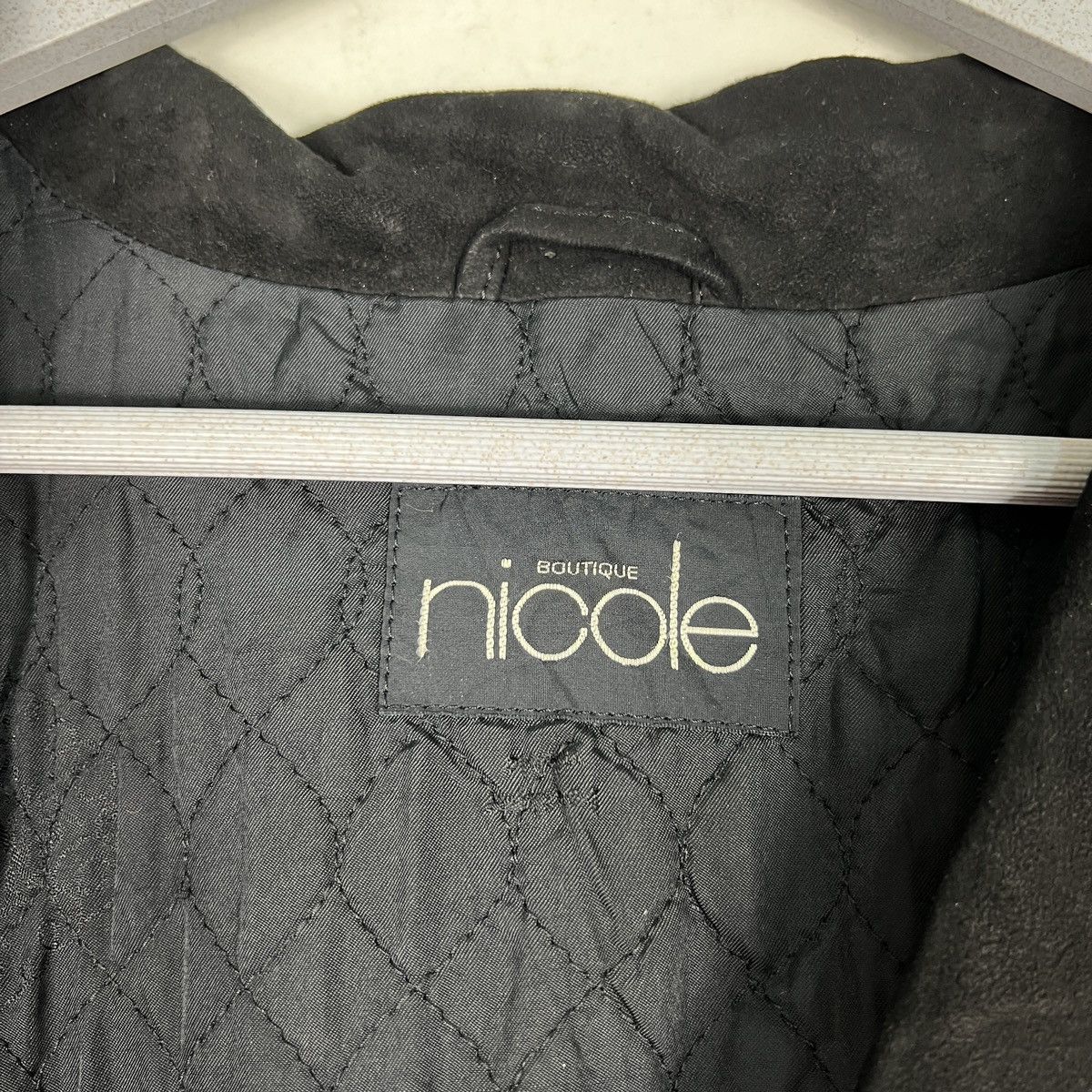 Japanese Brand 🔥 NICOLE BOUTIQUE SHEEPSKIN LEATHER JACKET MADE IN JAPAN Size US L / EU 52-54 / 3 - 14 Thumbnail