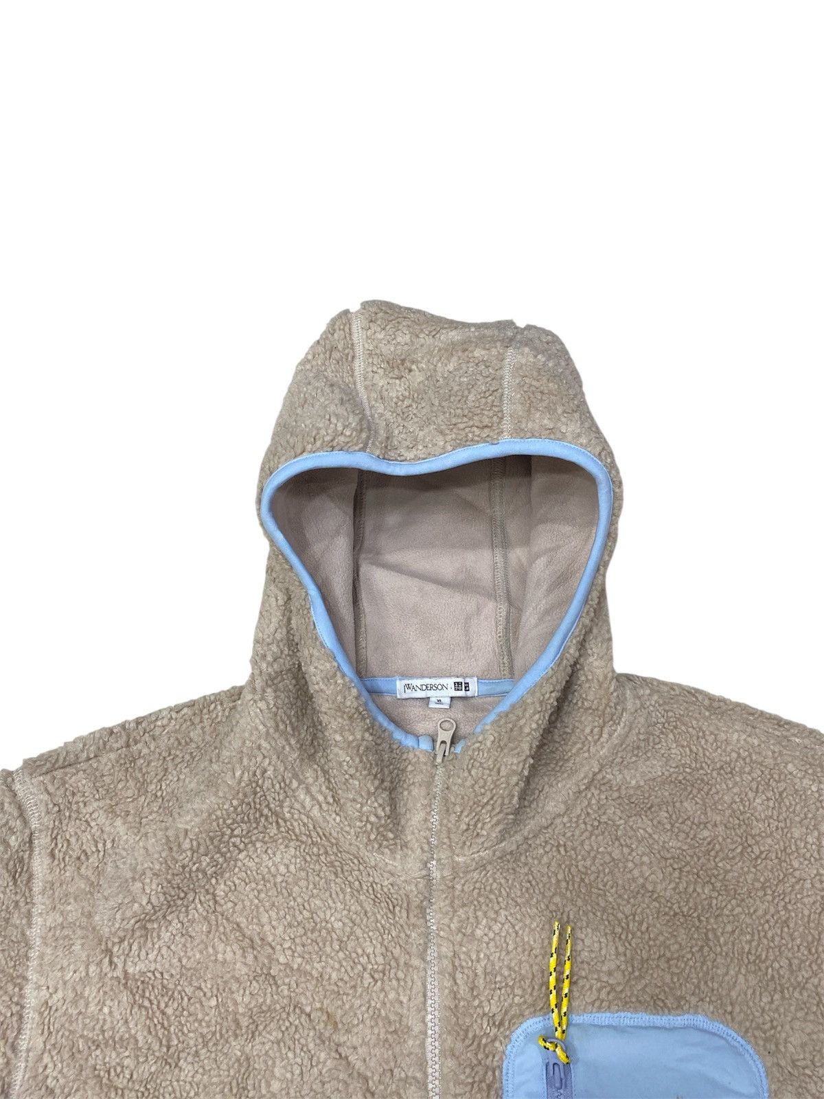 JW Anderson × Uniqlo JW Anderson X Uniqlo Fleece XL Beige Jacket Size US XL / EU 56 / 4 - 3 Thumbnail