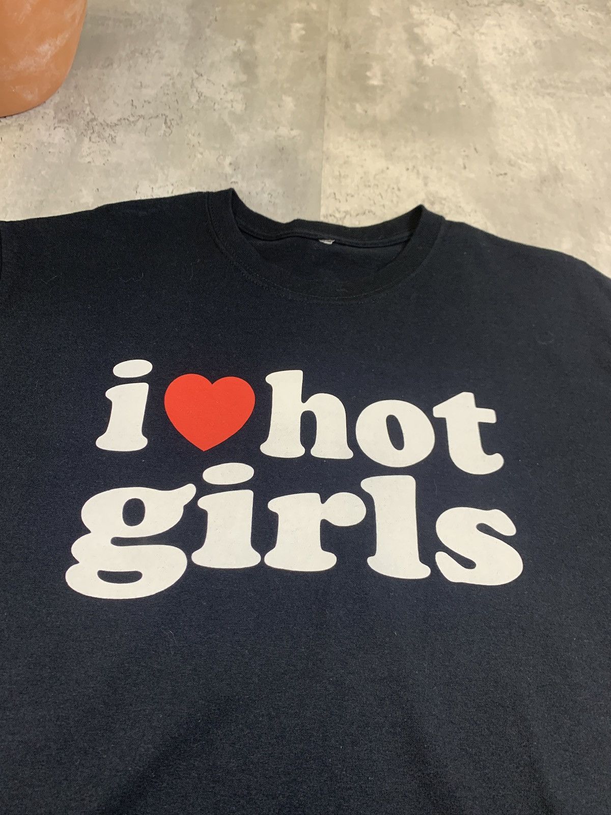 I Love NY × Vintage I ❤️ Hot Girls T Shirt Y2K Black Size US L / EU 52-54 / 3 - 3 Thumbnail