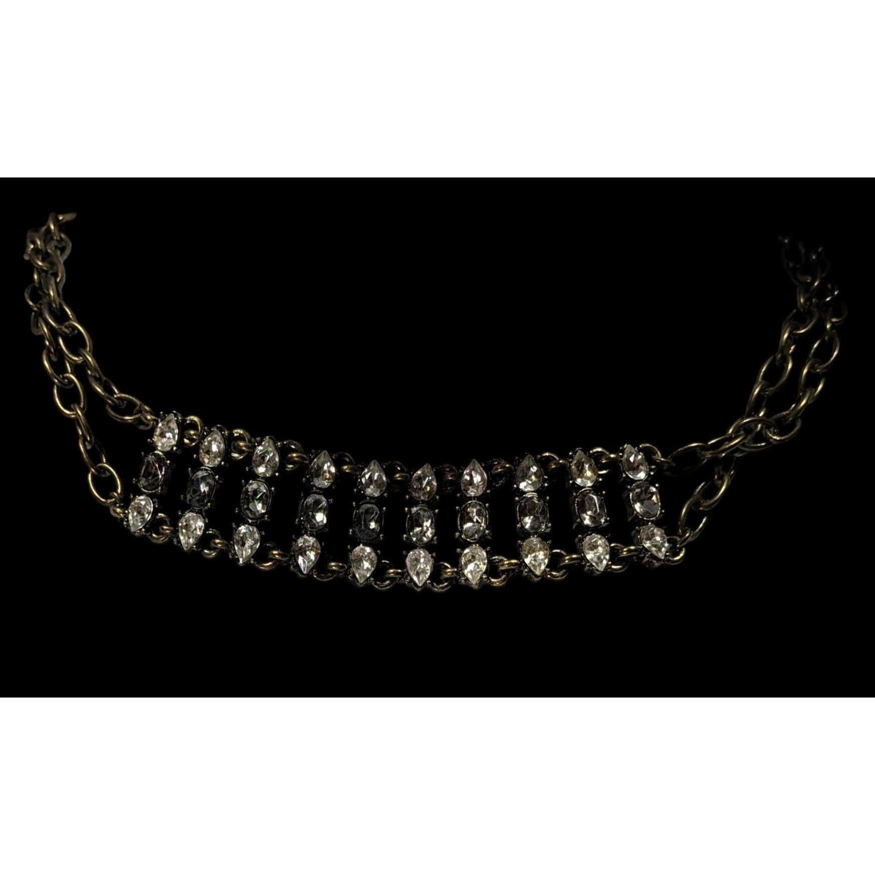 Other Sugarfix Industrial Glam Chain Choker With Clear & Smoky Cry Size ONE SIZE - 4 Thumbnail