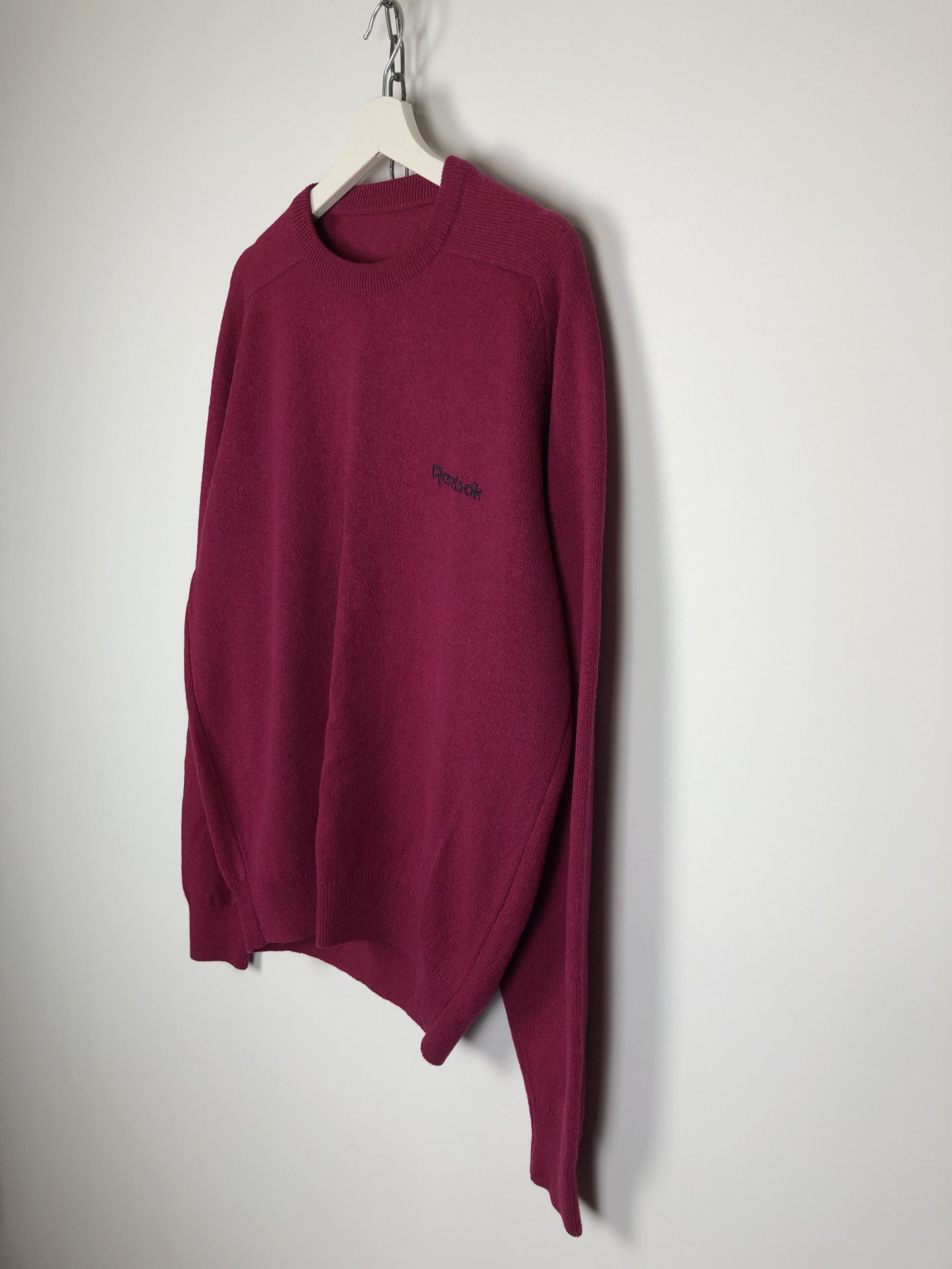 Reebok Reebok Vintage Wool Sweater Crewneck Pullover size L Size US L / EU 52-54 / 3 - 6 Thumbnail