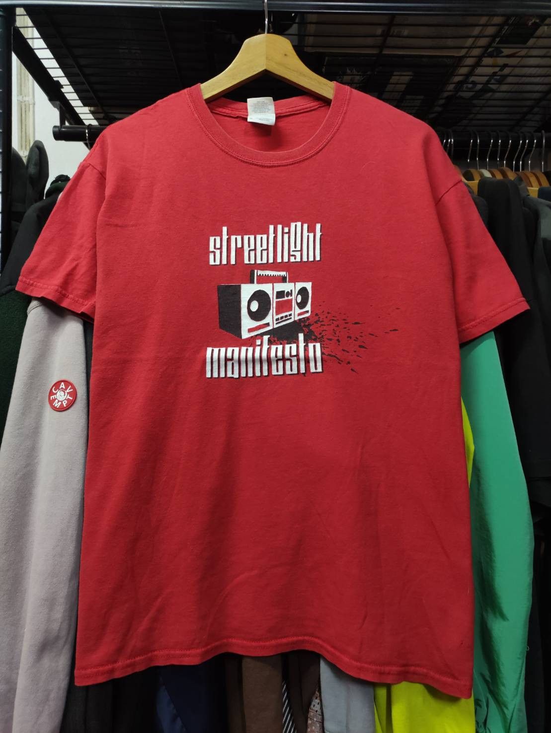 Band Tees Vtg 00's Streetlight Manifesto " Boombox & Cassette" T-Shirt Size US M / EU 48-50 / 2 - 3 Thumbnail