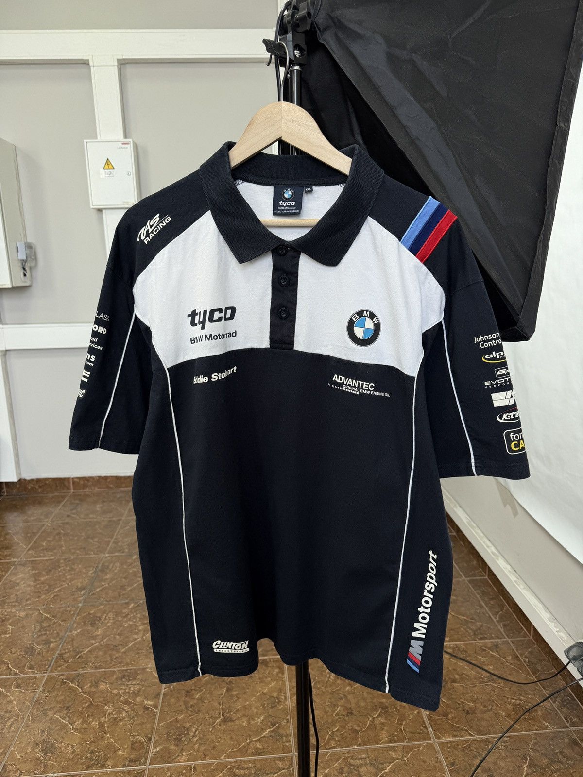 BMW 🇩🇪 Vintage BMW Motorrad Tyco Akrapovic Racing Team Polo Shirt Size US XXL / EU 58 / 5 - 1 Thumbnail