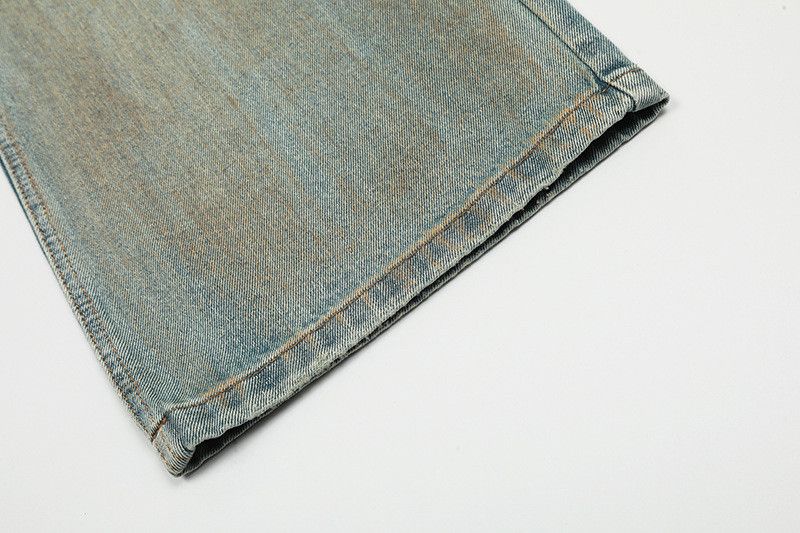 Vintage American retro distressed straight leg jeans for men Size US 32 / EU 48 - 6 Thumbnail
