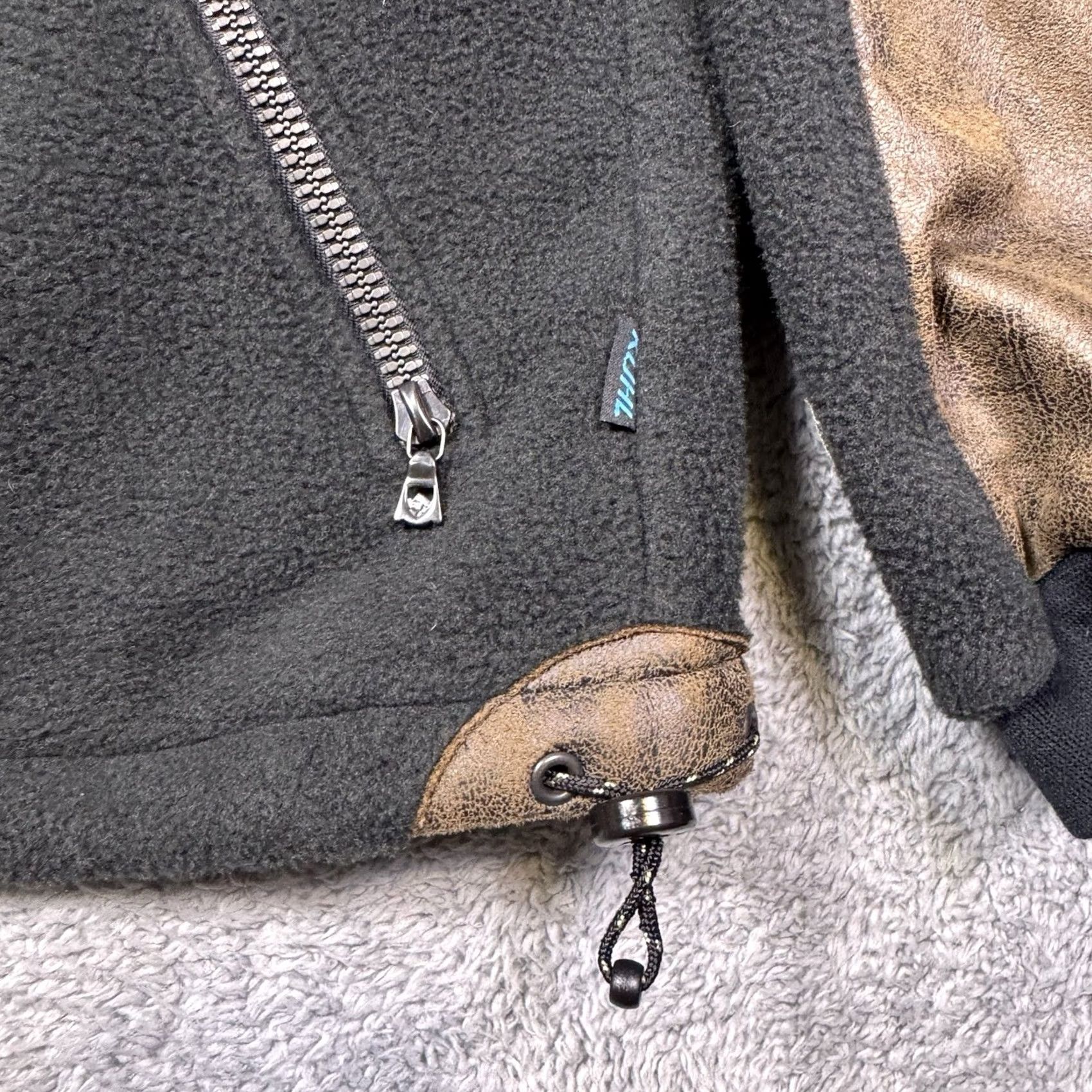 Vintage KUHL Alpenwurx Jacket Mens XL Full Zip Fleece Suede Sherpa Tech Hike Gorpcore Size US XL / EU 56 / 4 - 5 Thumbnail