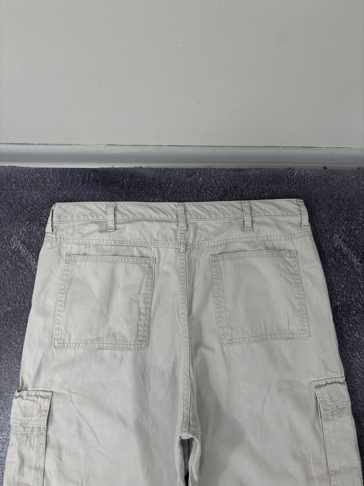 Vintage Vintage Wrangler Y2K Military Beige Work Hype Cargo Shorts Size US 36 / EU 52 - 14 Thumbnail