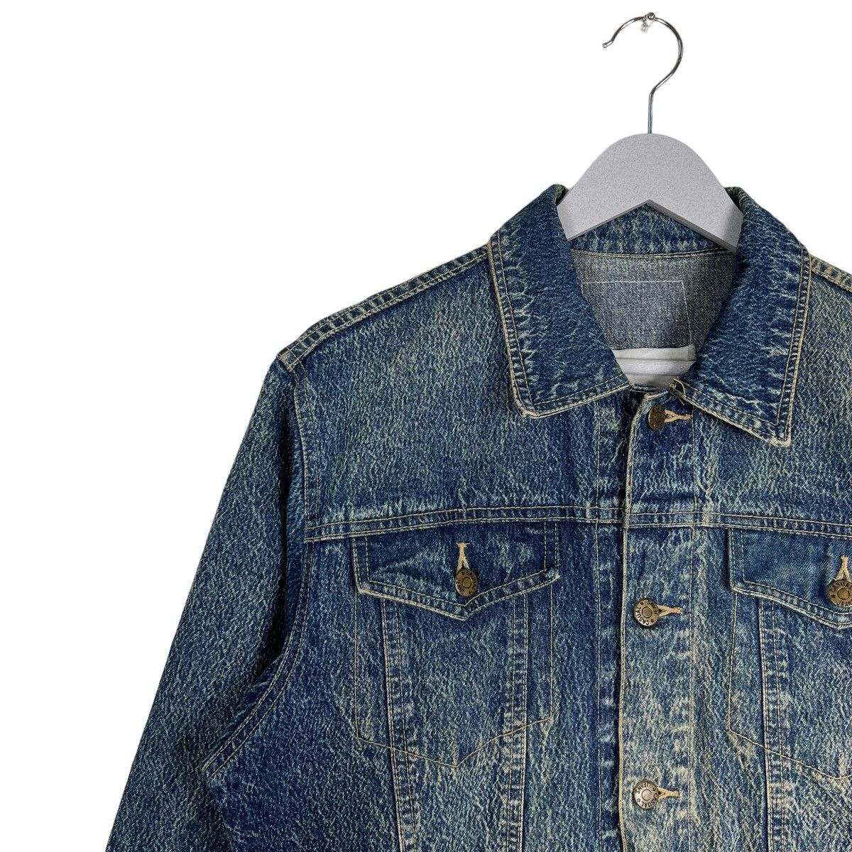 Japanese Brand 🔥 VERY RARE DYED TRUCKER DENIM JACKET Size US M / EU 48-50 / 2 - 7 Thumbnail