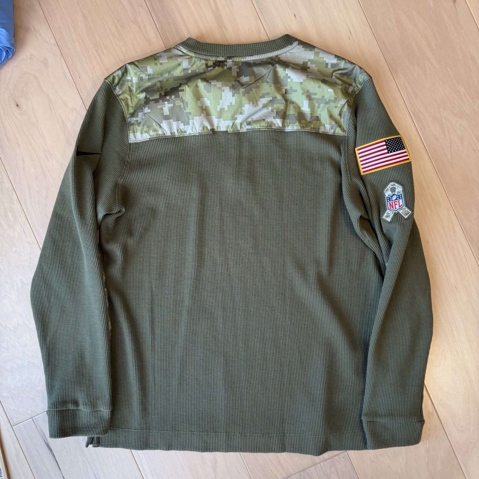 Nike Los Angeles Rams Salute To Service Waffle Knit Shirt Large Size US L / EU 52-54 / 3 - 9 Thumbnail
