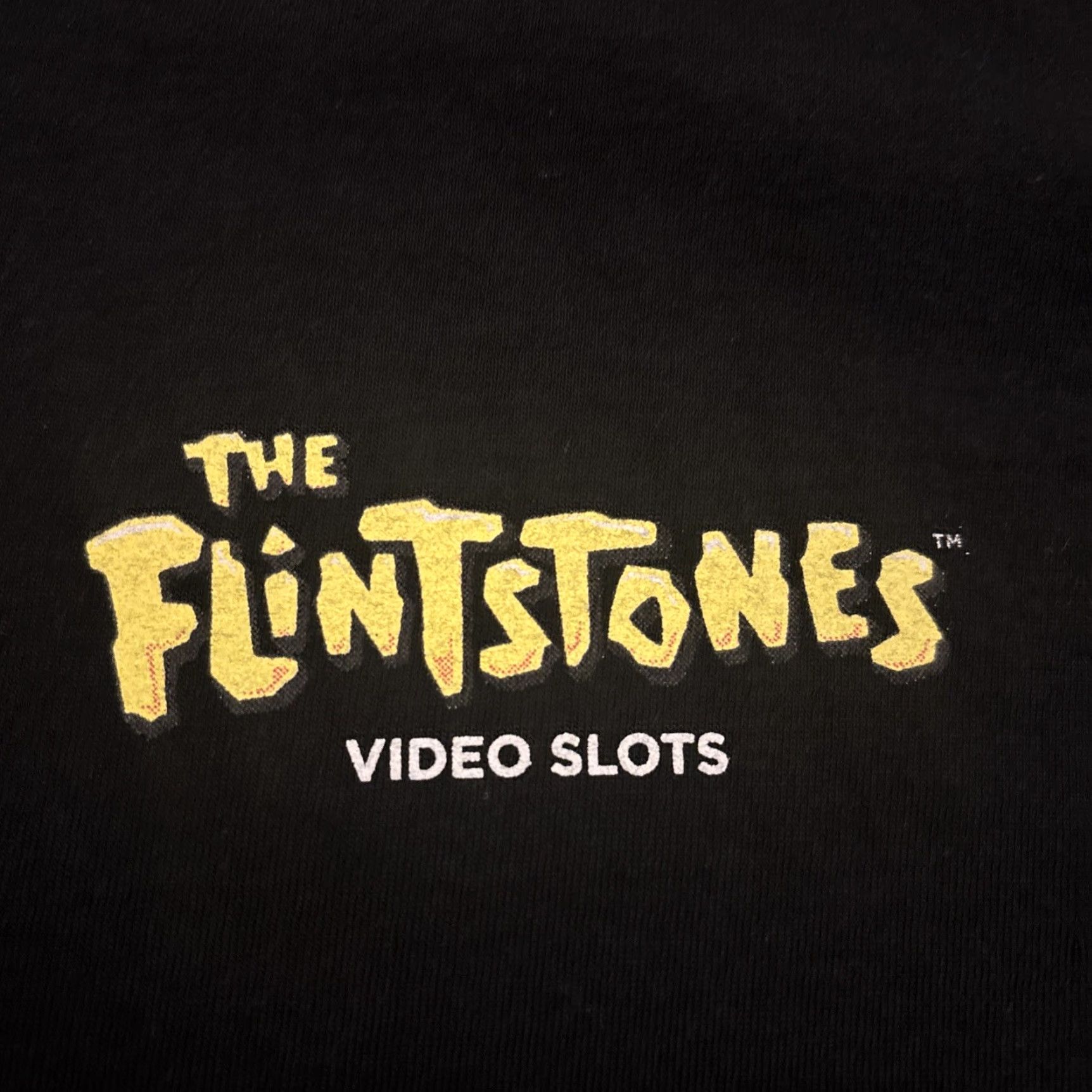 Vintage VINTAGE Hanna Barbera Flintstones Casino Video Slots T-Shirt Adult Large Black EUC Men’s L Shirt Size US L / EU 52-54 / 3 - 2 Thumbnail